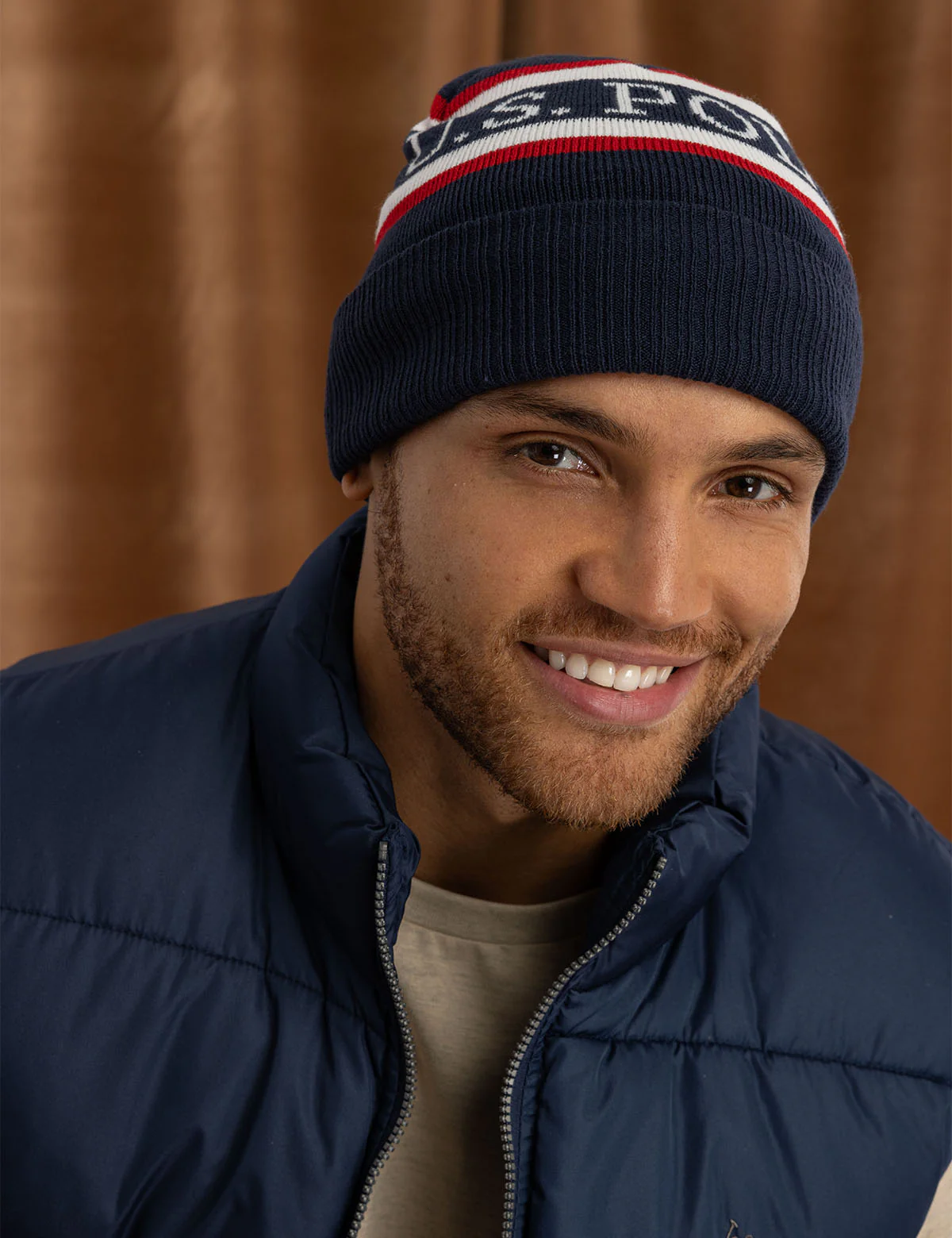 MENS WORDMARK FLEECE LINED BEANIE - Image 3