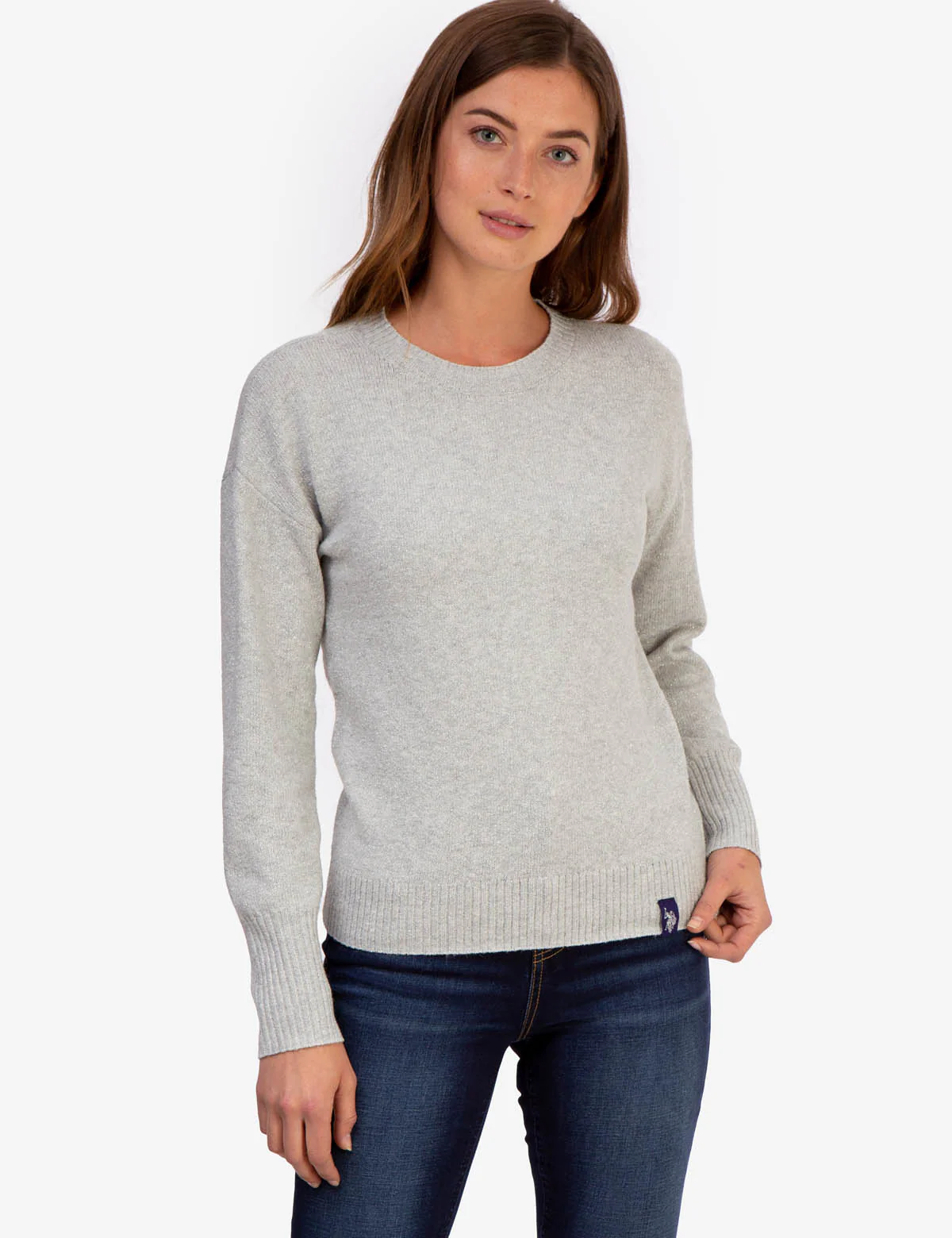 METALLIC CREW NECK SWEATER - Image 2