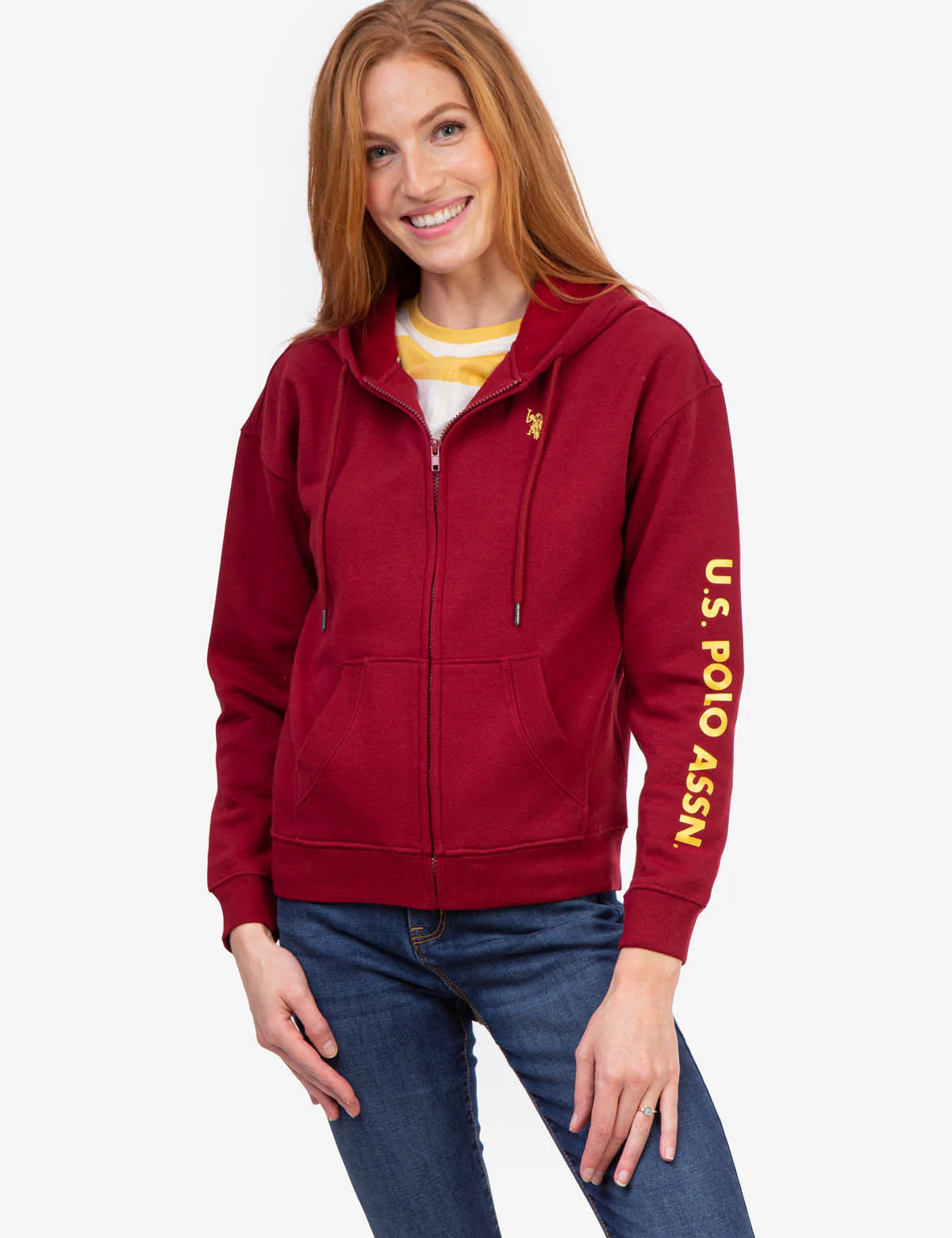 METALLIC LOGO ZIP UP HOODIE - Image 6