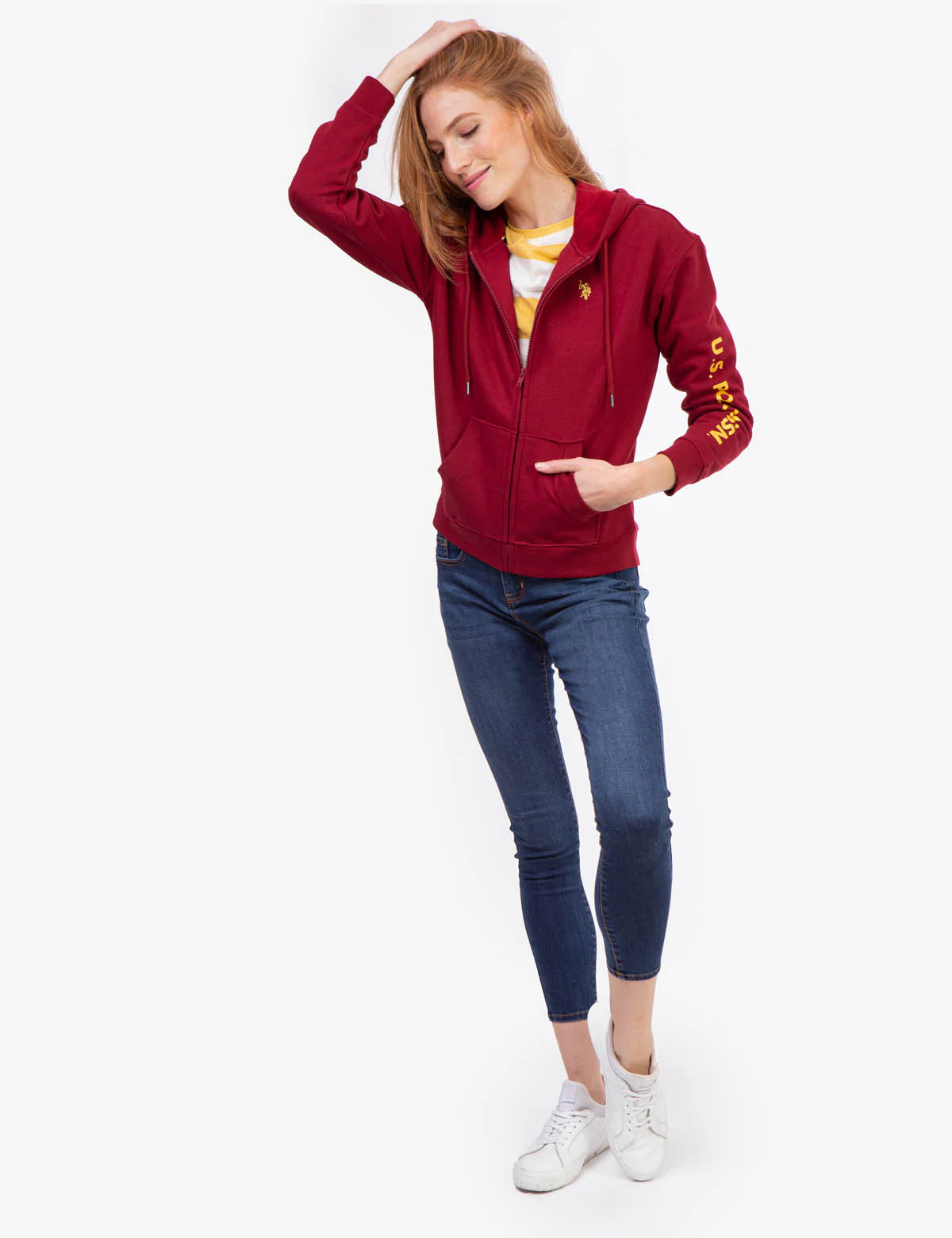 METALLIC LOGO ZIP UP HOODIE - Image 7