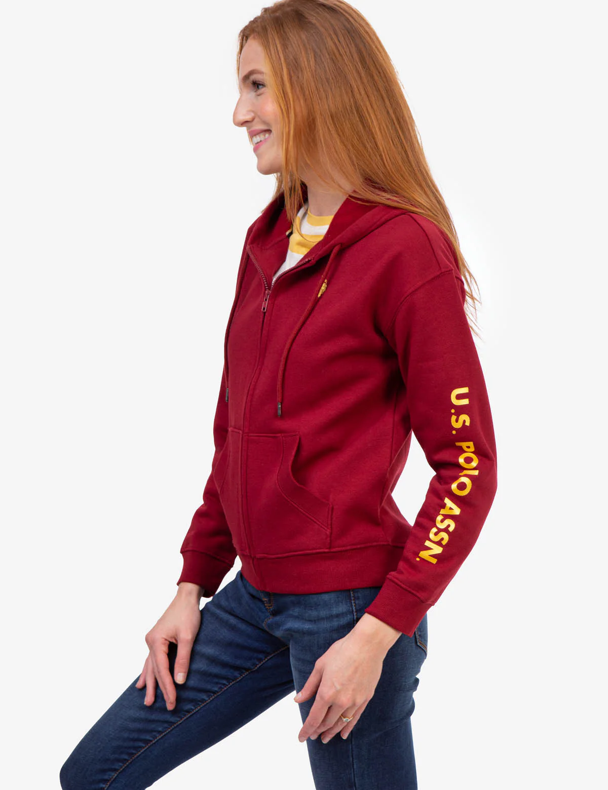 METALLIC LOGO ZIP UP HOODIE - Image 8
