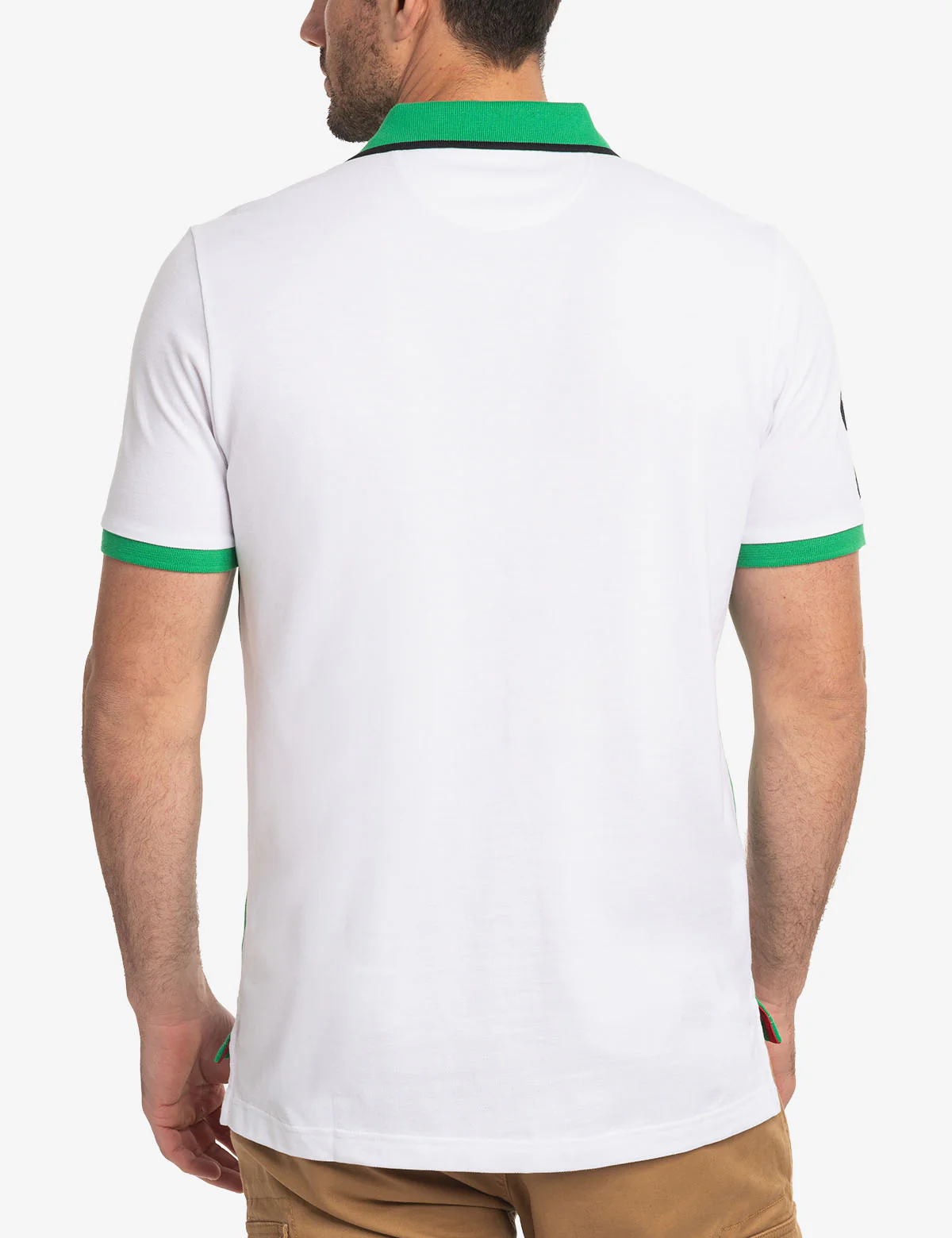 MEXICO COLOR BLOCK PIQUE POLO SHIRT - Image 5