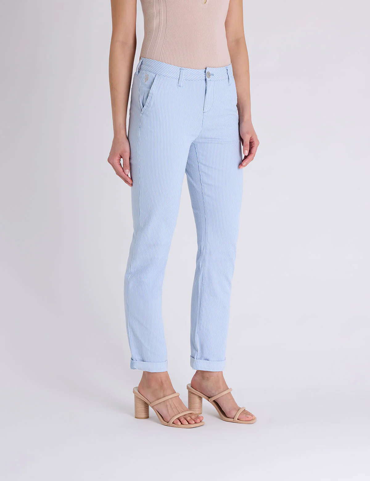 MID RISE CHINO PANTS - Image 3