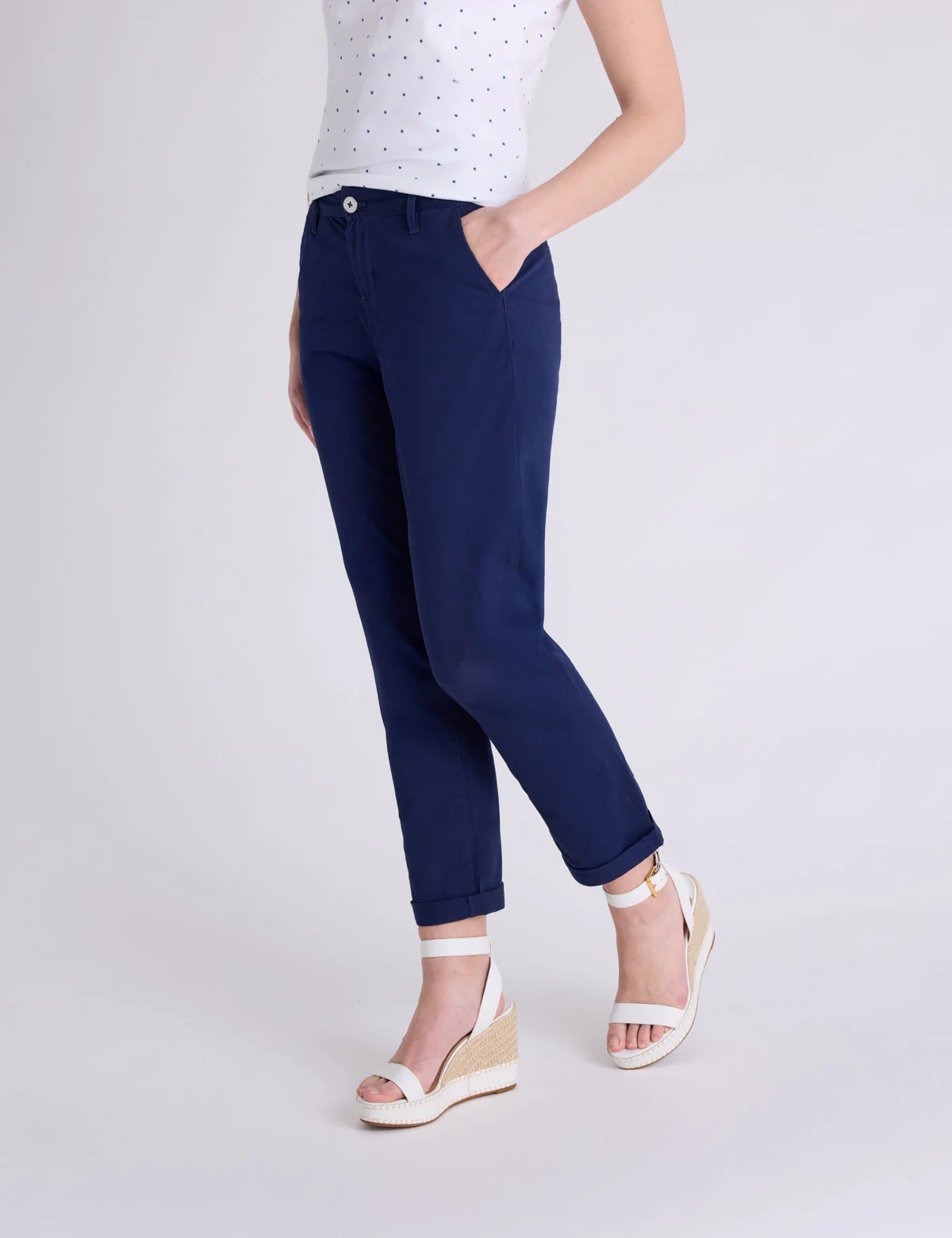 MID RISE CHINO PANTS - Image 6