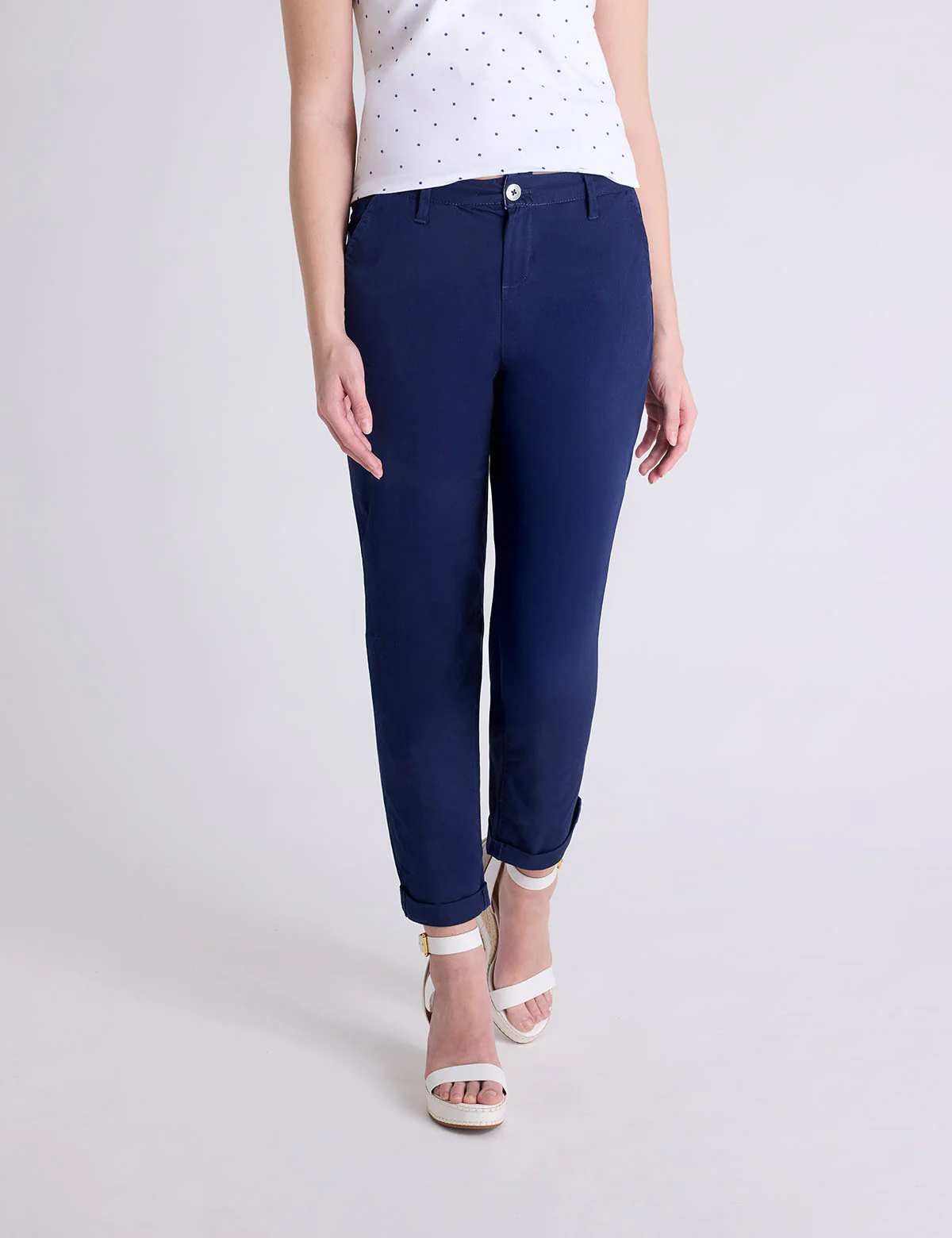 MID RISE CHINO PANTS - Image 7