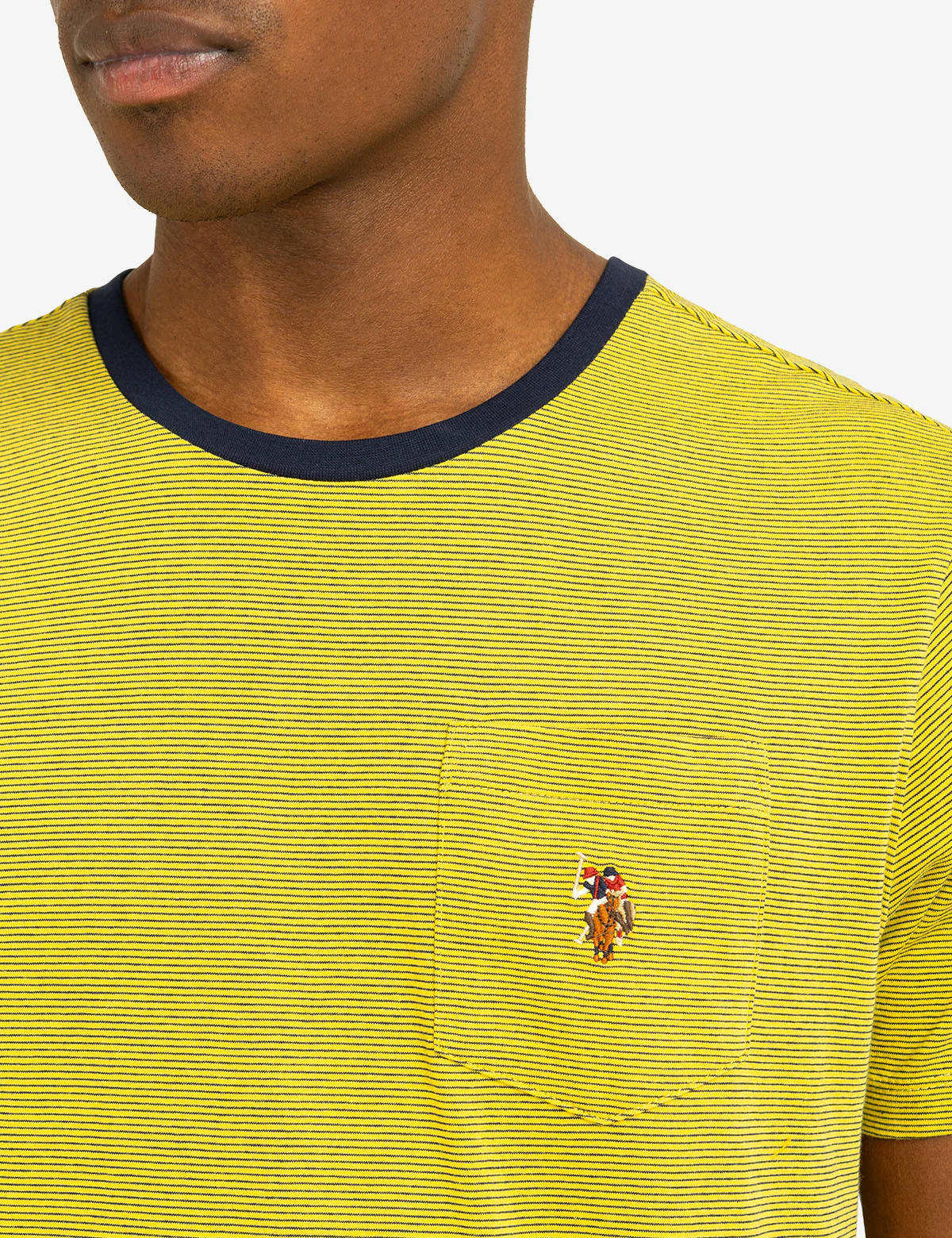 MINI STRIPE RINGER T-SHIRT WITH POCKET - Image 5