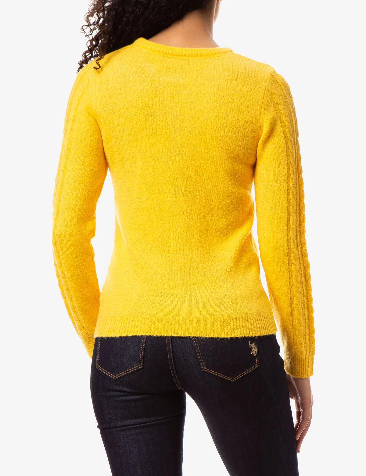 MIXED CABLE CREW NECK SWEATER - Image 14