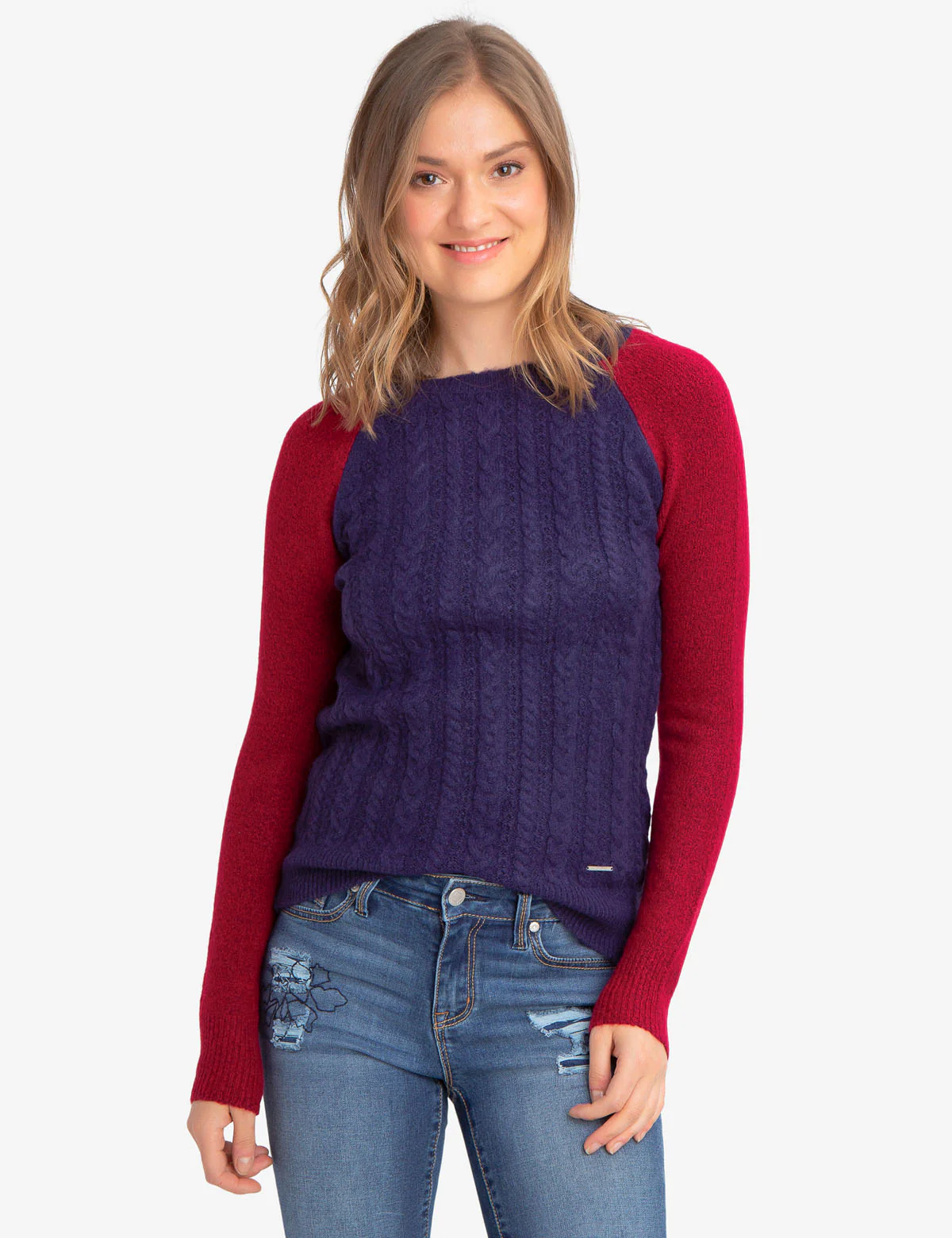 MIXED STITCH SWEATER - Image 6