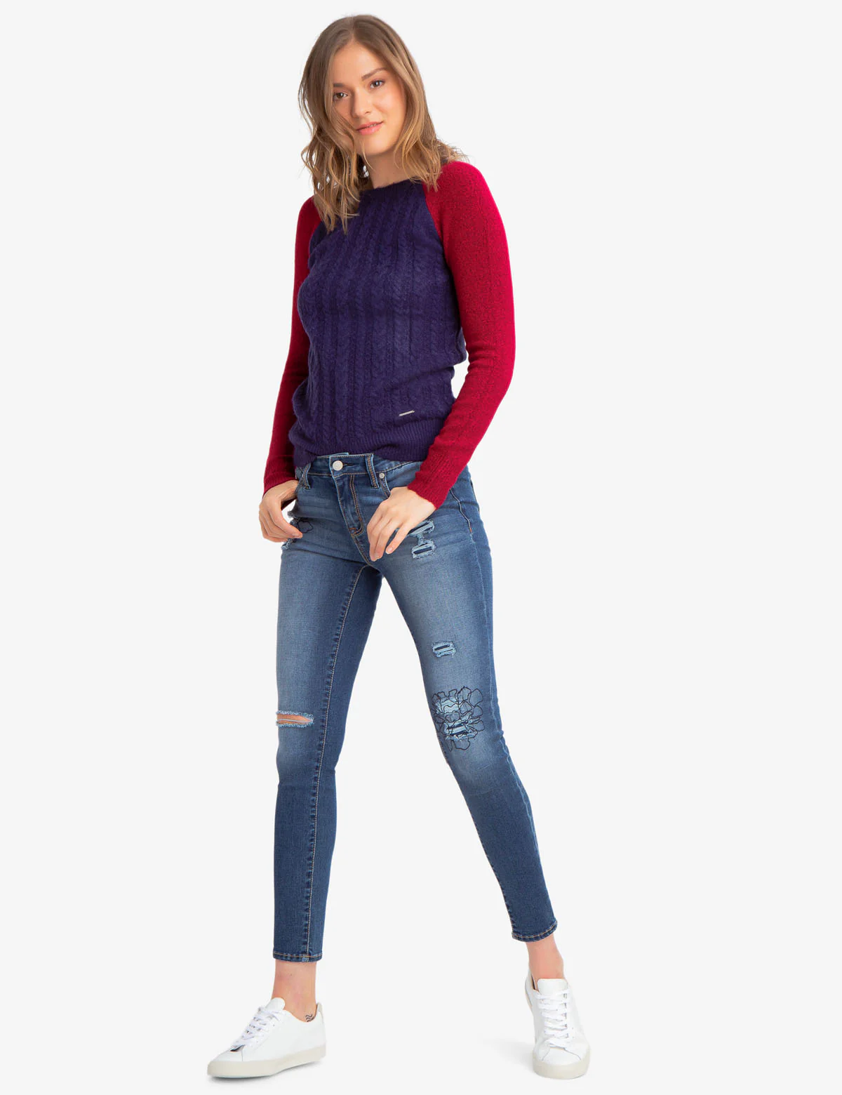 MIXED STITCH SWEATER - Image 7