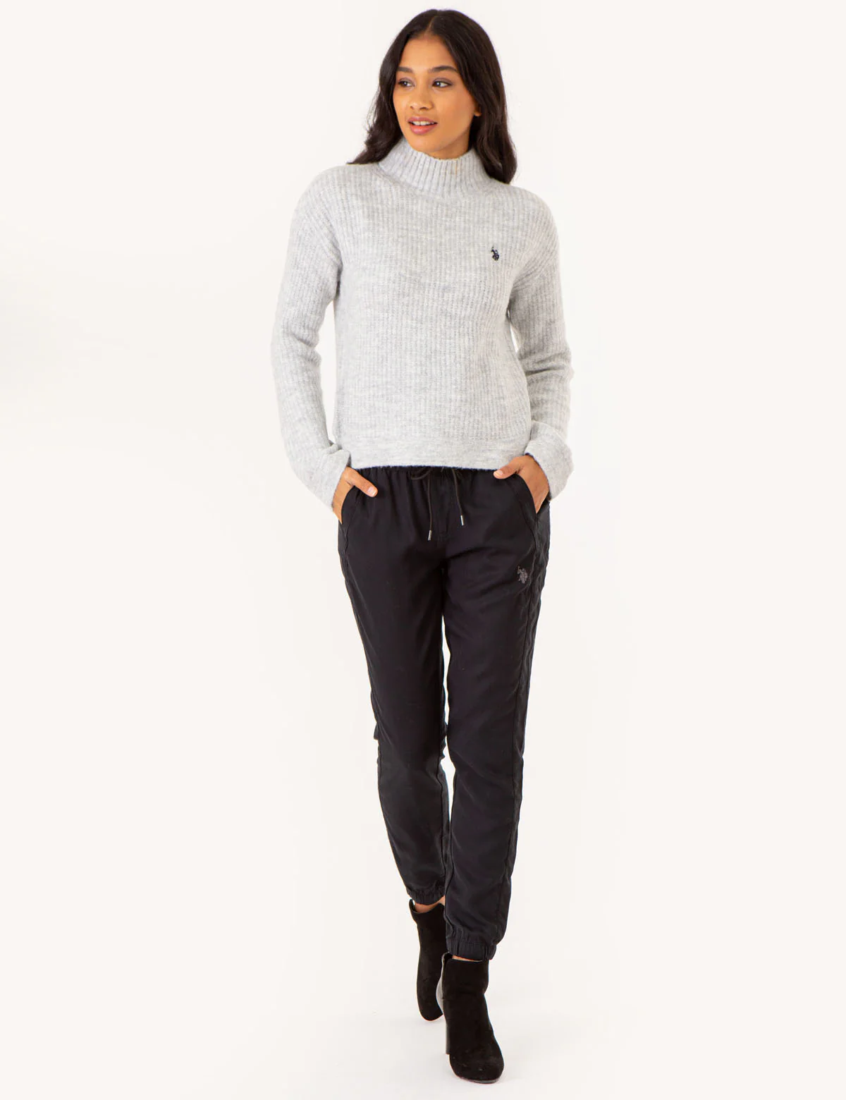 MOCK NECK SIDE SLIT SWEATER - Image 2