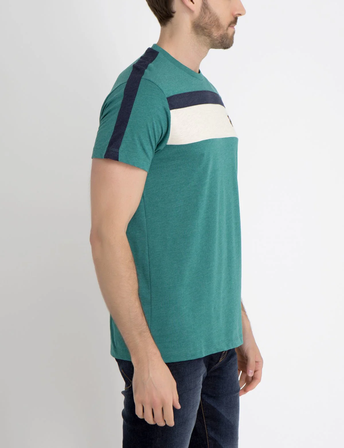 MULTI CHEST STRIPED T-SHIRT - Image 11