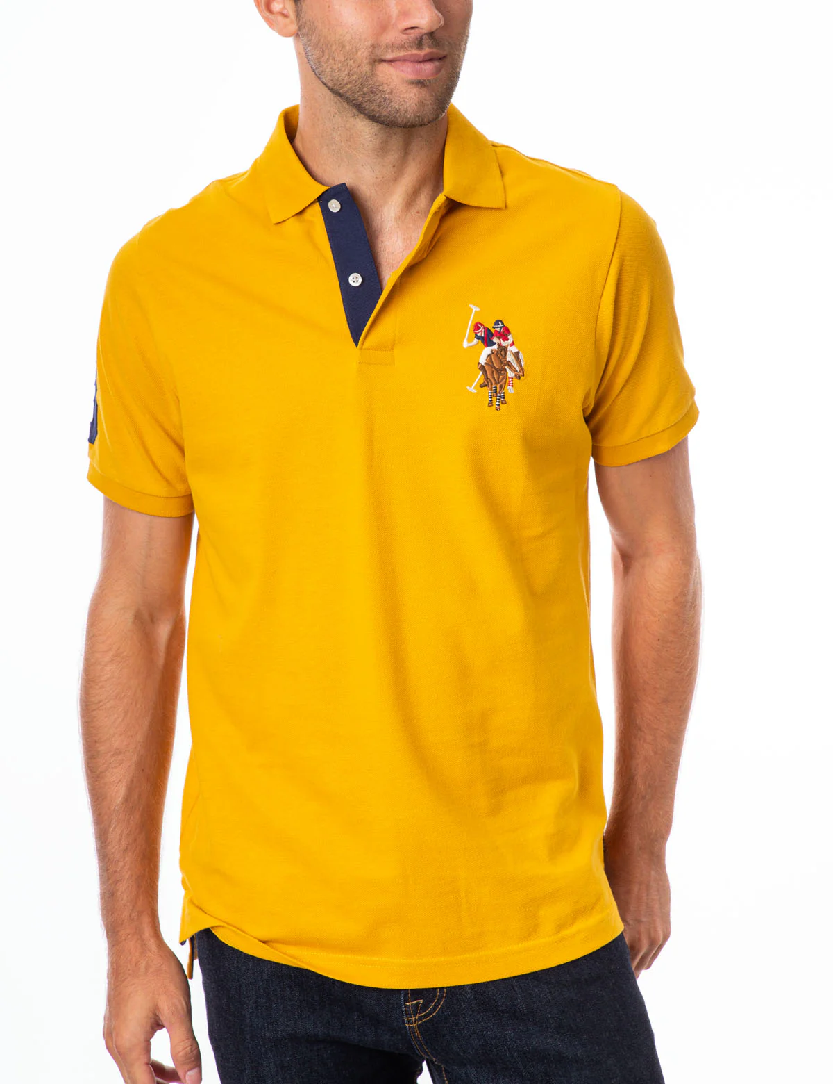 MULTI COLOR BIG LOGO POLO SHIRT - Image 4