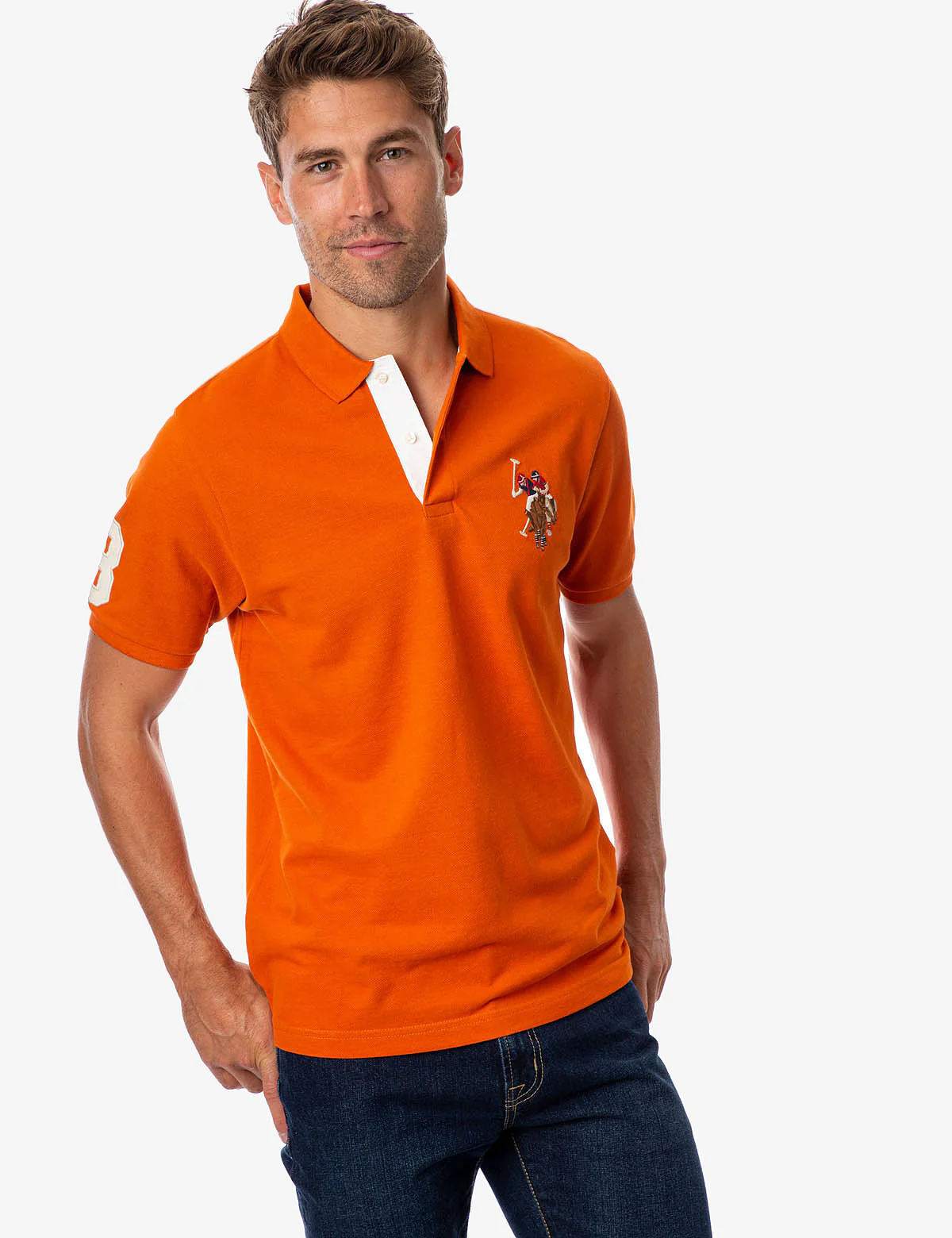 MULTI COLOR BIG LOGO POLO SHIRT - Image 6