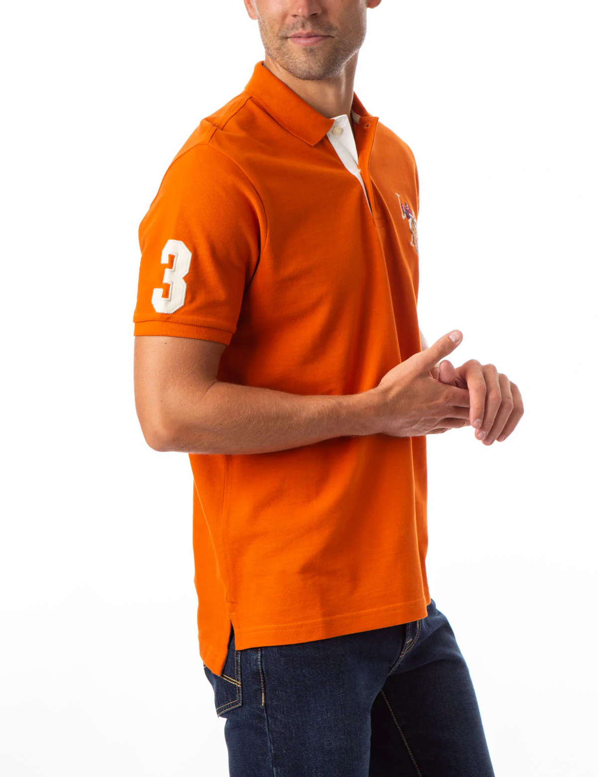 MULTI COLOR BIG LOGO POLO SHIRT - Image 7