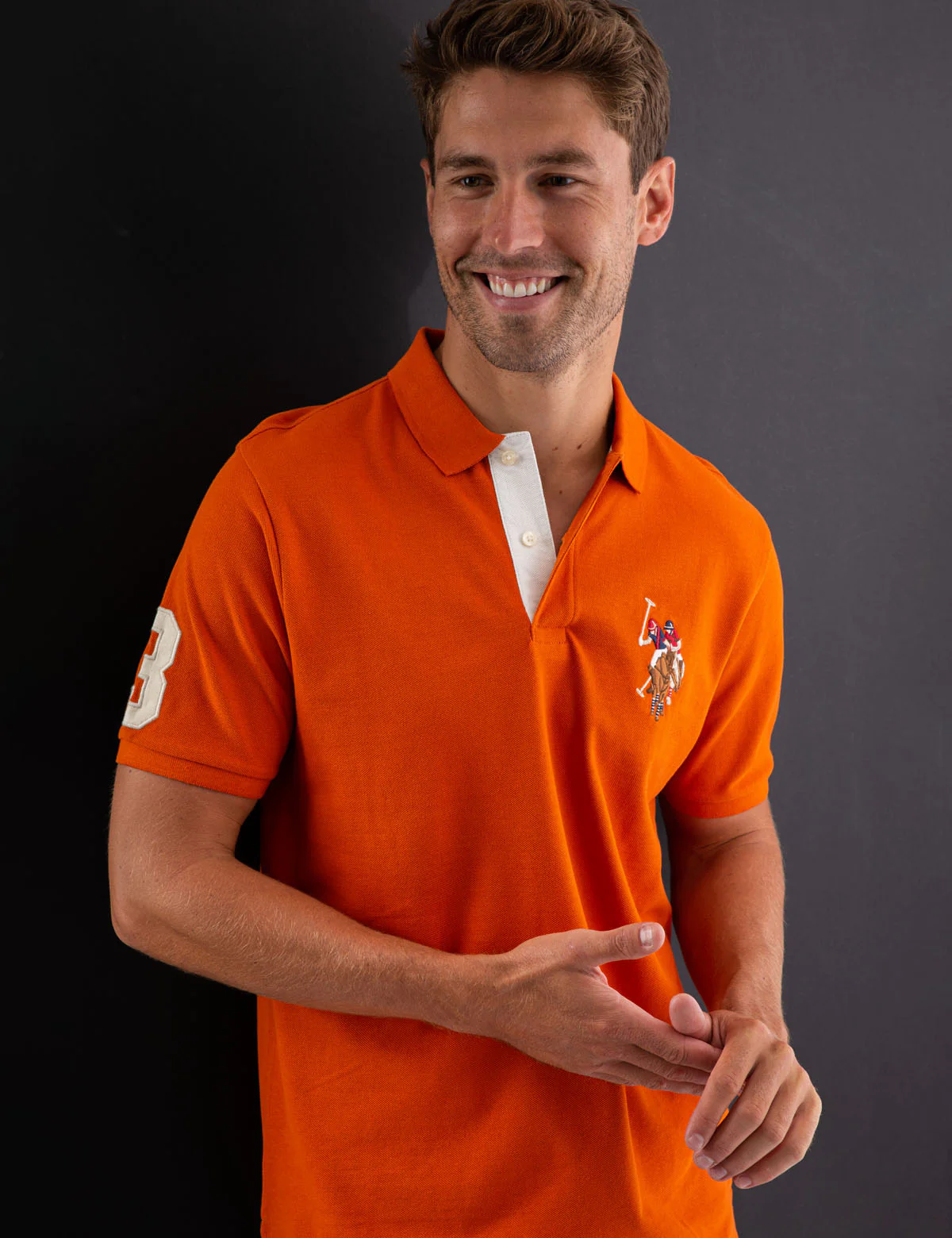 MULTI COLOR BIG LOGO POLO SHIRT - Image 9