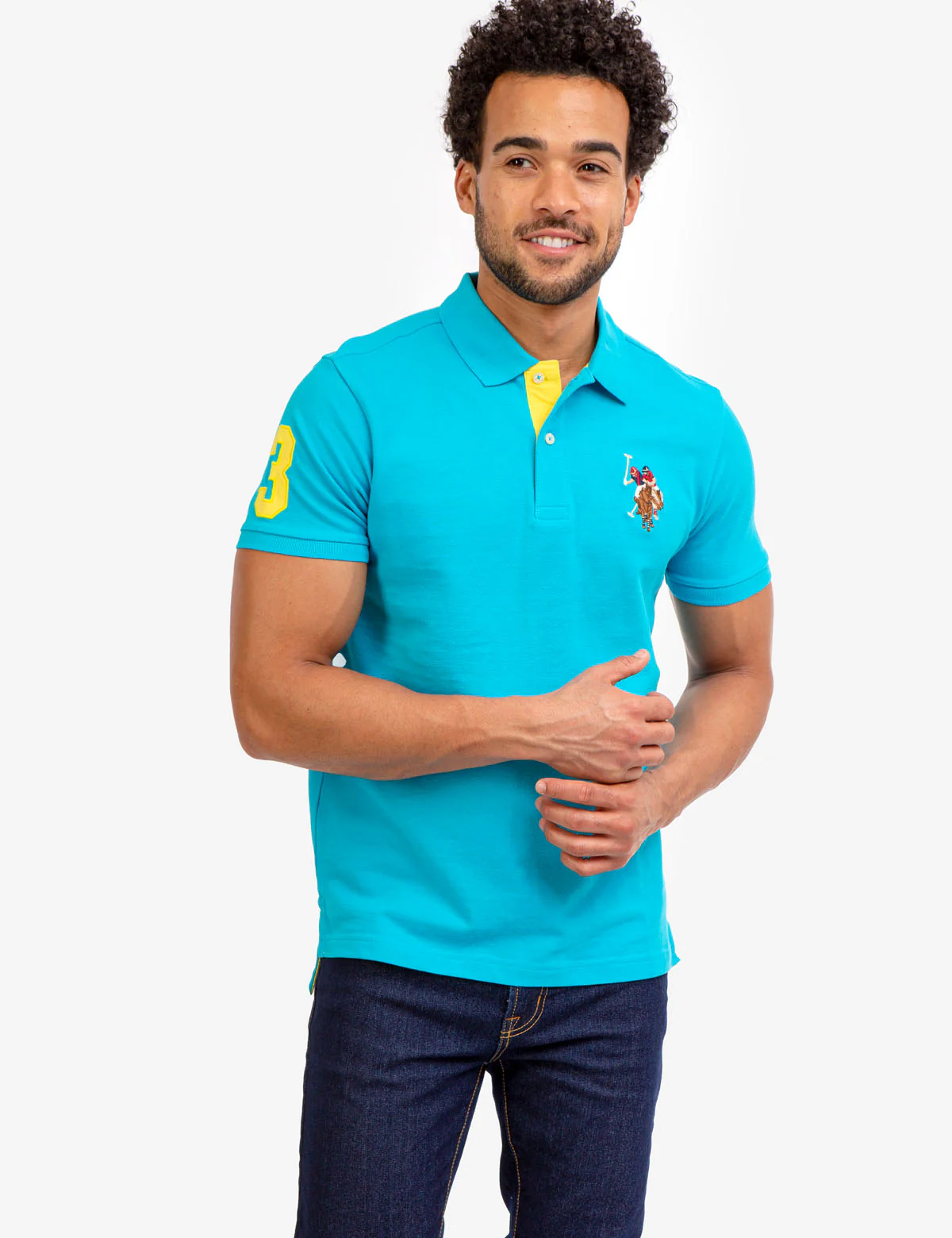 MULTI COLOR BIG LOGO POLO SHIRT - Image 11