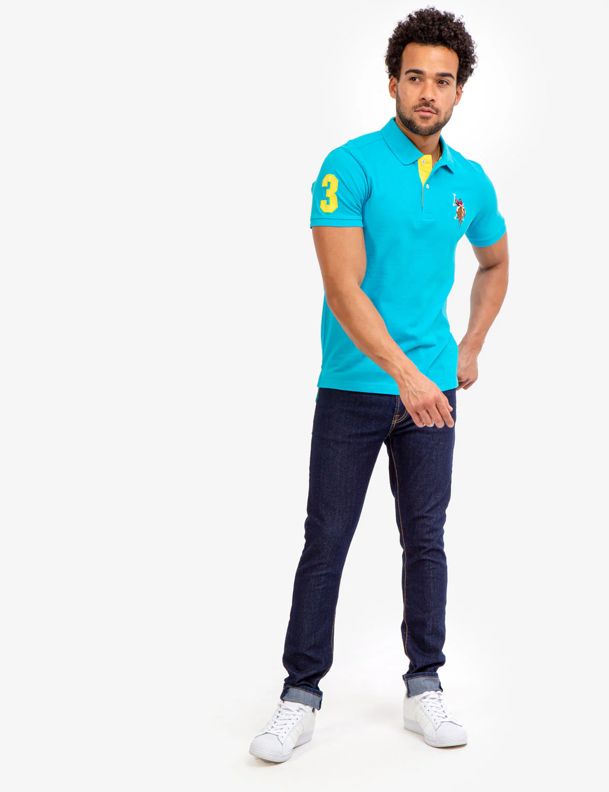 MULTI COLOR BIG LOGO POLO SHIRT - Image 13