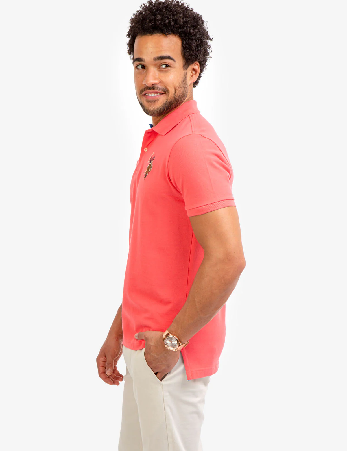 MULTI COLOR BIG LOGO POLO SHIRT - Image 9