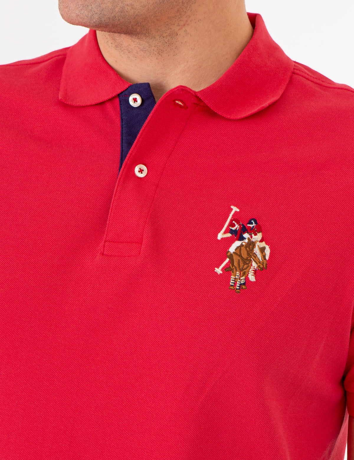 MULTI COLOR BIG LOGO SOLID POLO SHIRT - Image 33