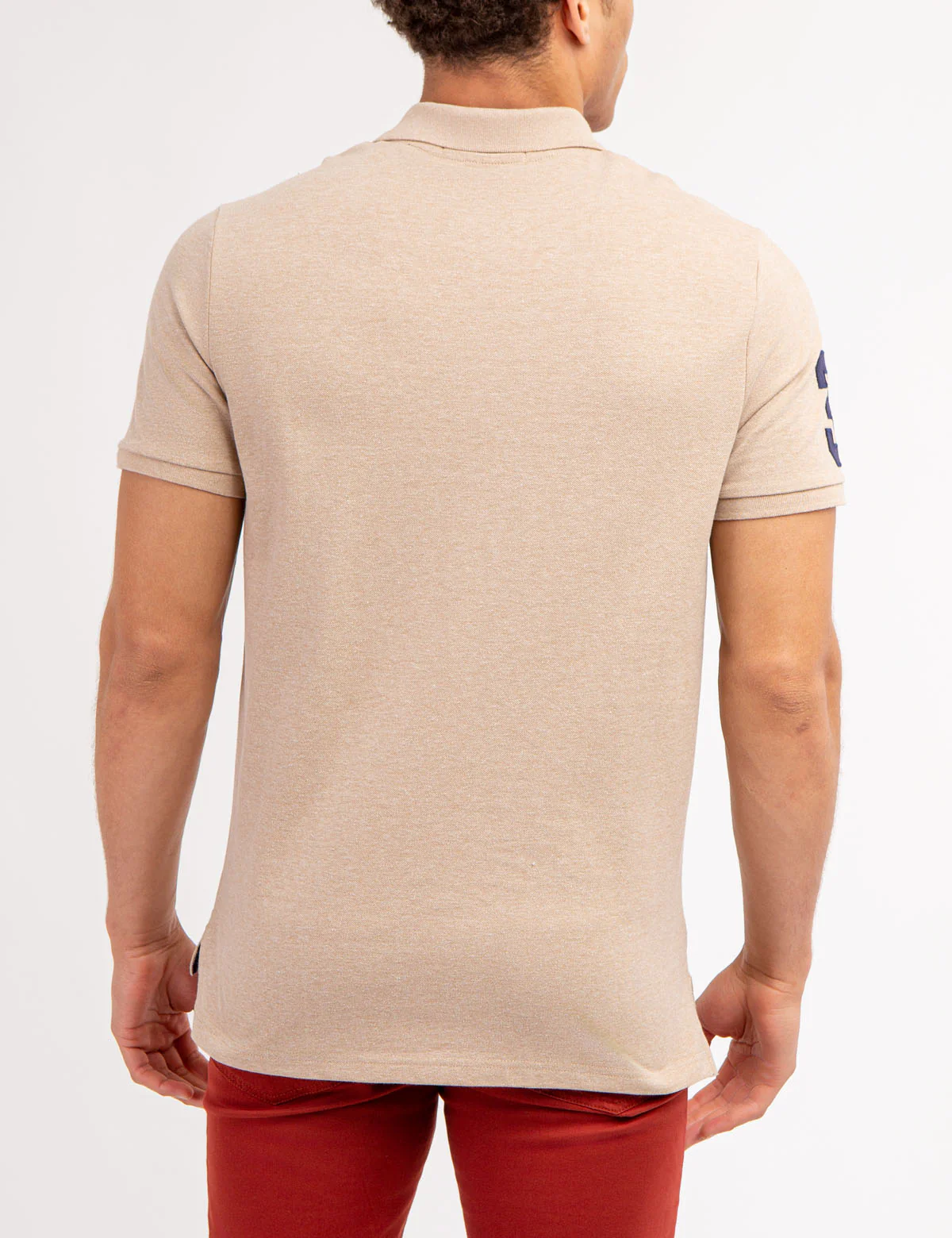 MULTI COLOR BIG LOGO SOLID POLO SHIRT - Image 5
