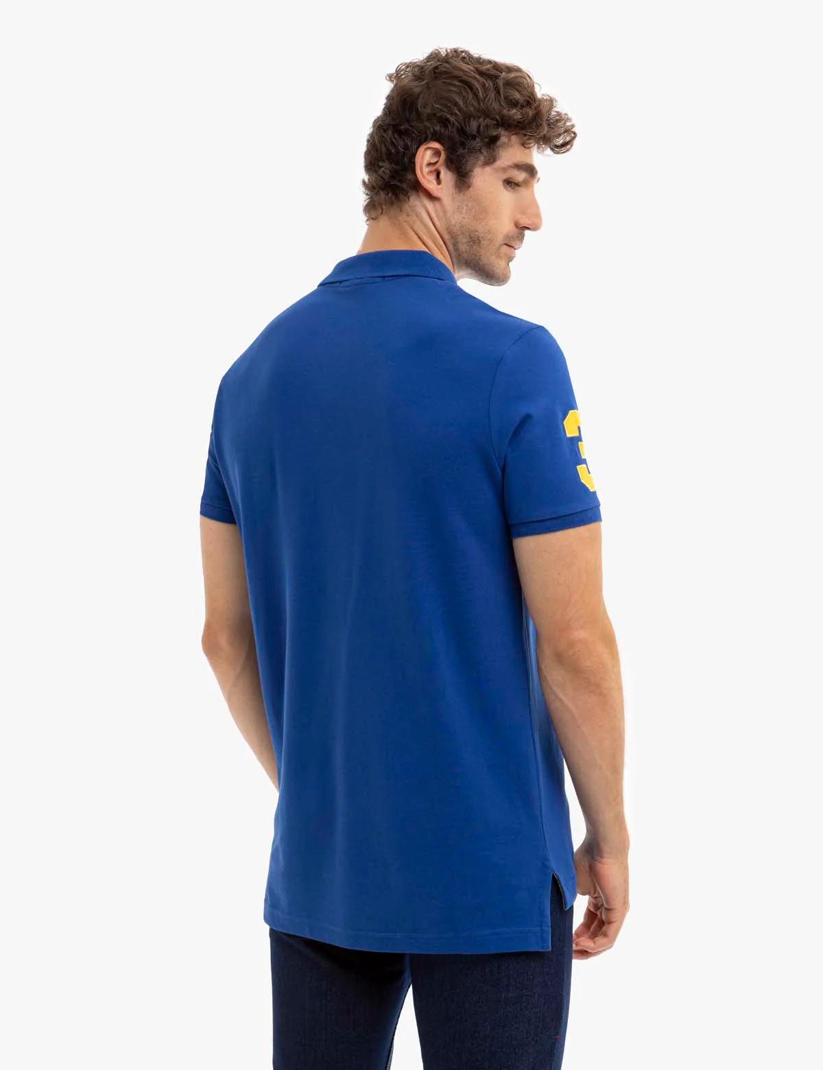 MULTI COLOR BIG LOGO SOLID POLO SHIRT - Image 12