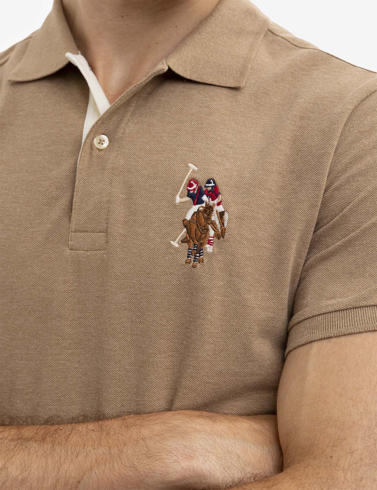 MULTI COLOR BIG LOGO SOLID POLO SHIRT - Image 15