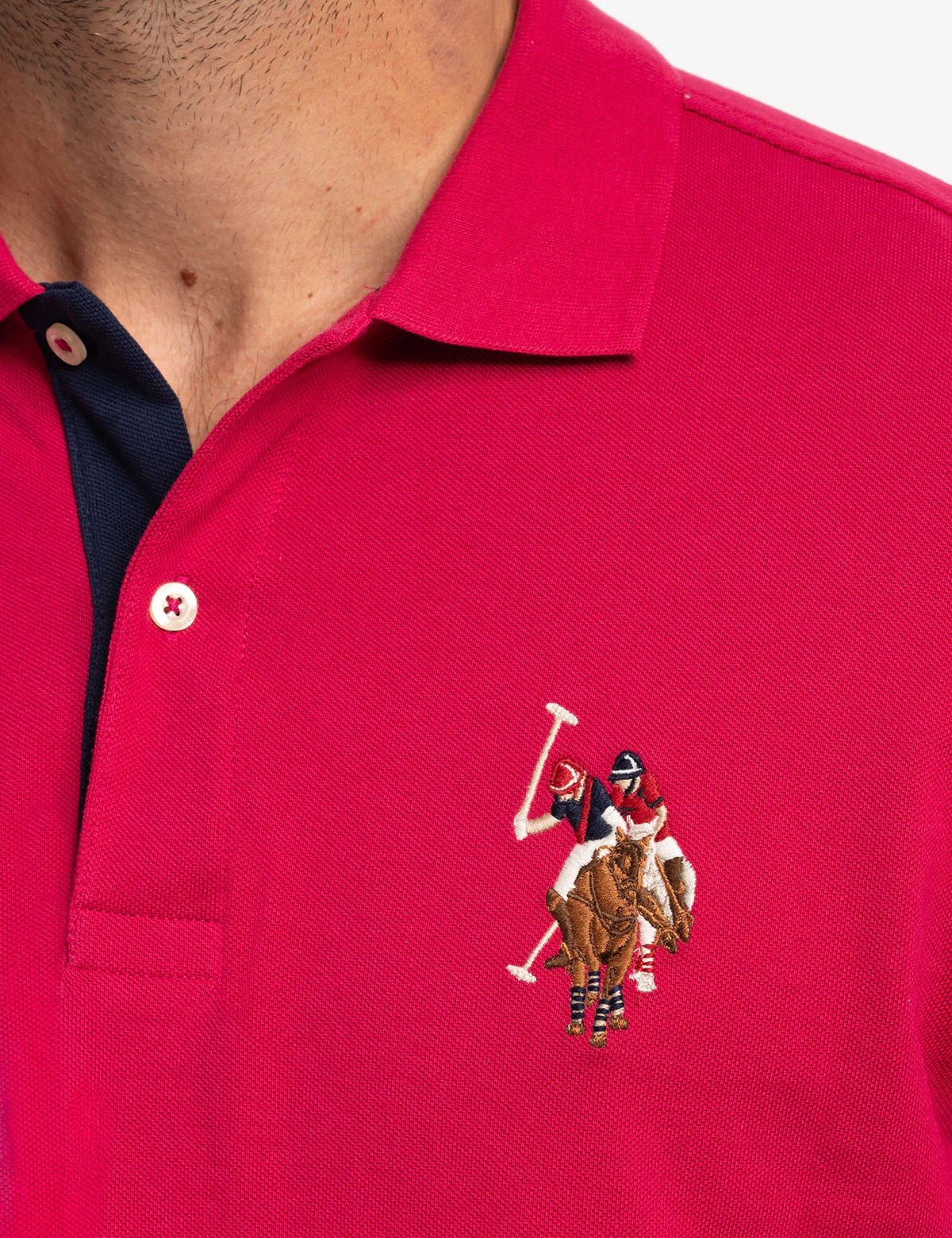 MULTI COLOR BIG LOGO SOLID POLO SHIRT - Image 18