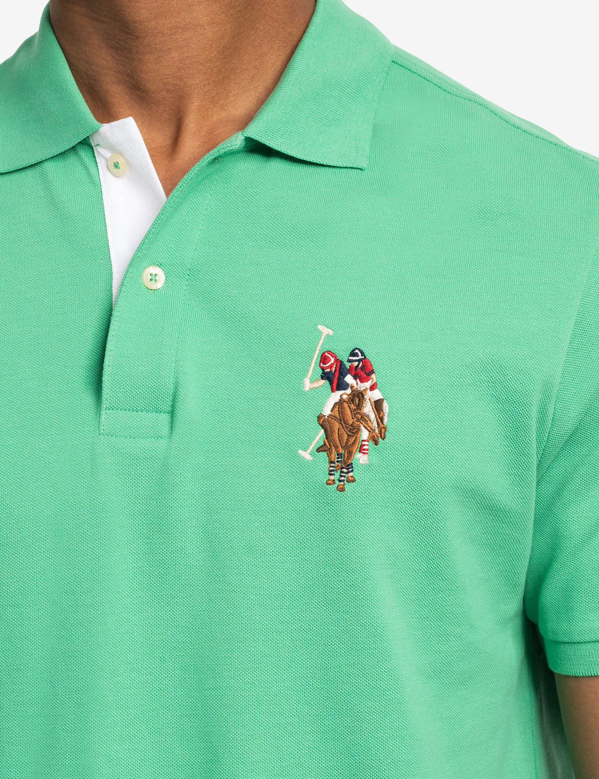 MULTI COLOR BIG LOGO SOLID POLO SHIRT - Image 22