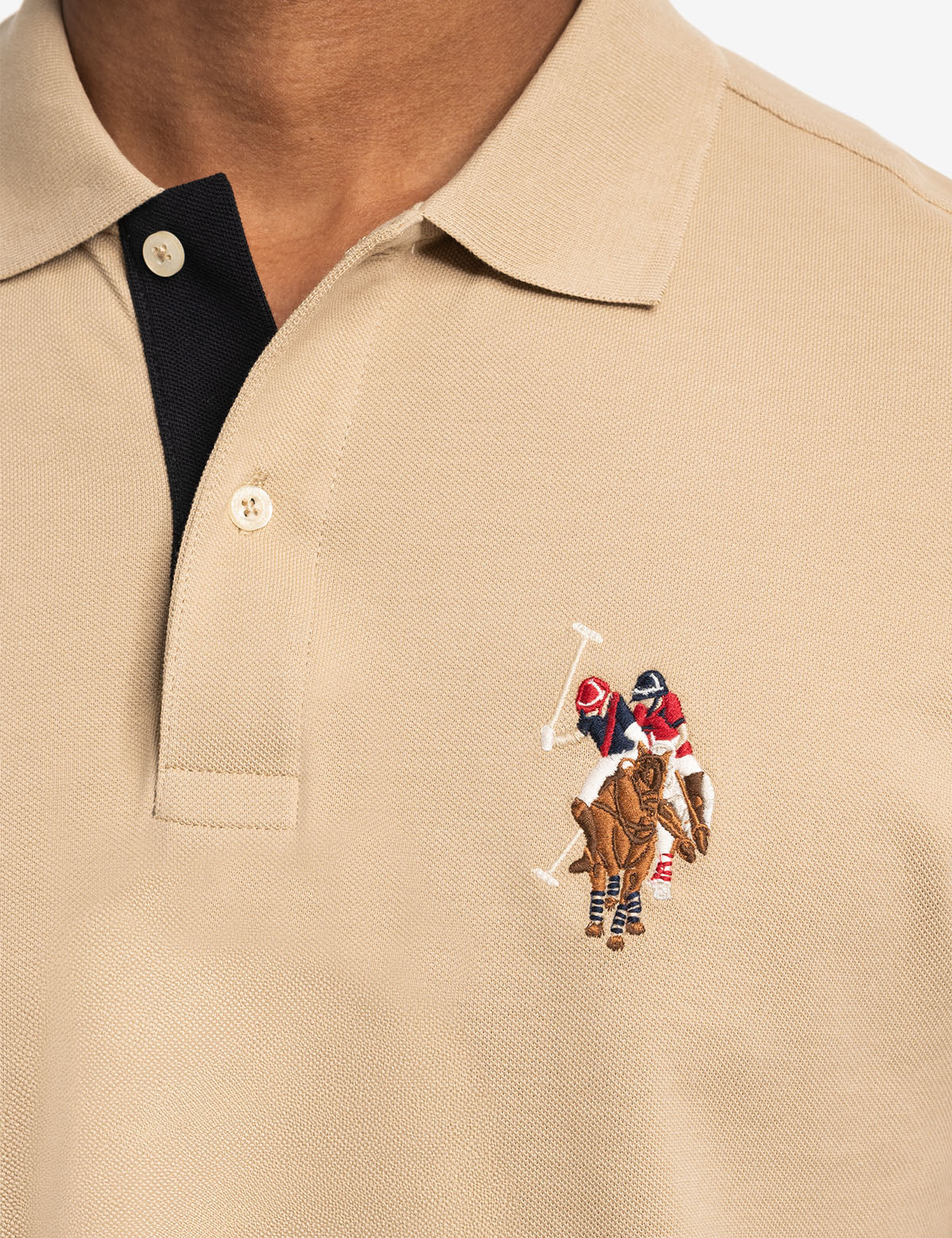 MULTI COLOR BIG LOGO SOLID POLO SHIRT - Image 28