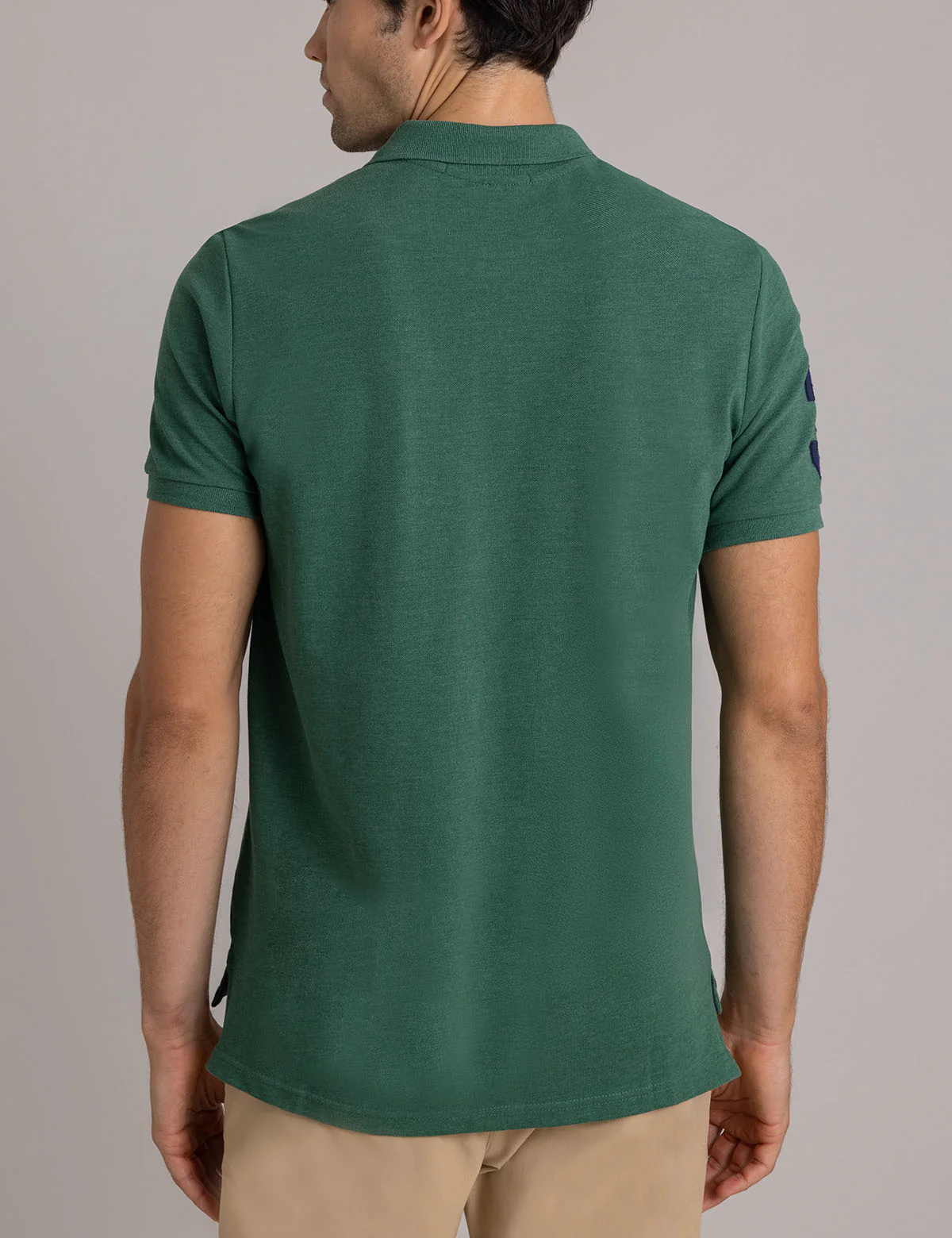 MULTI COLOR BIG LOGO SOLID POLO SHIRT - Image 35