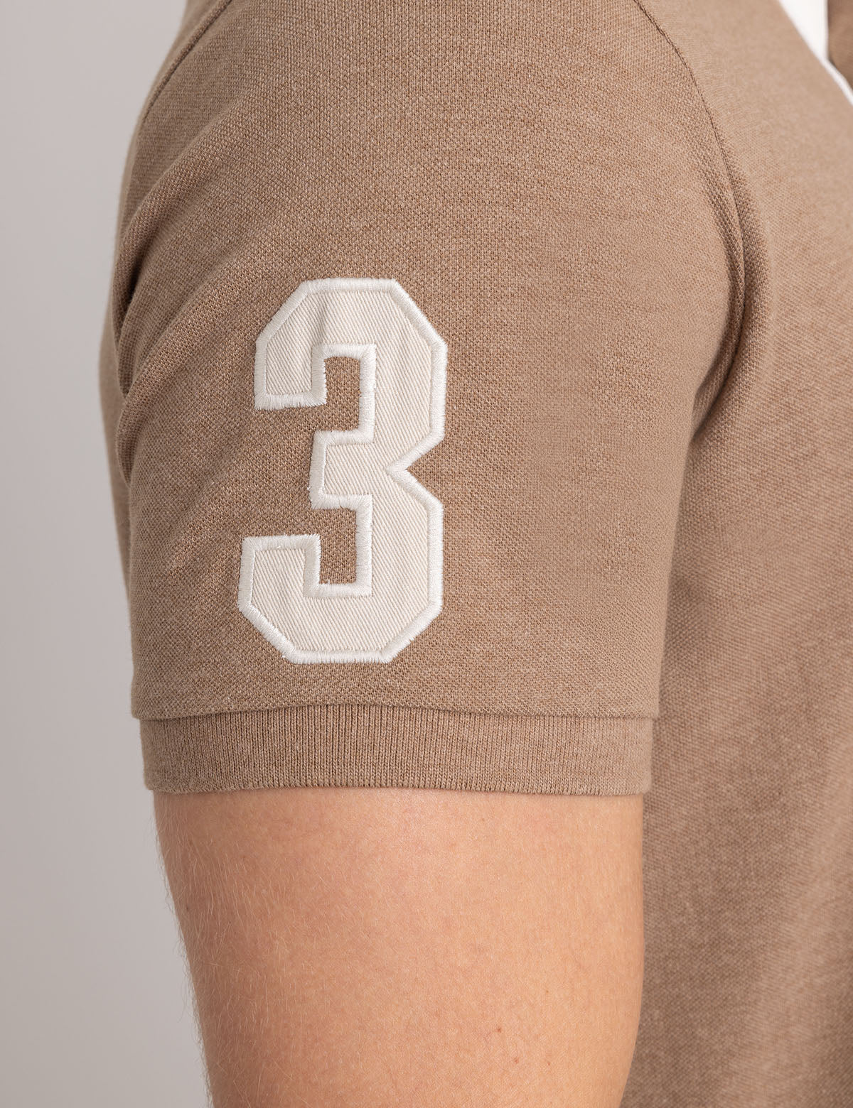 MULTI COLOR BIG LOGO SOLID POLO SHIRT - Image 5