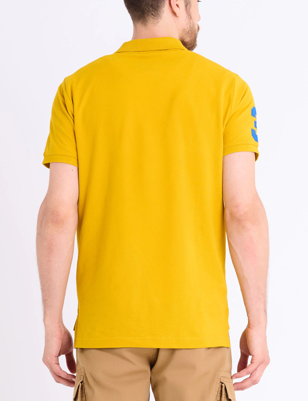 MULTI COLOR BIG LOGO SOLID POLO SHIRT - Image 17