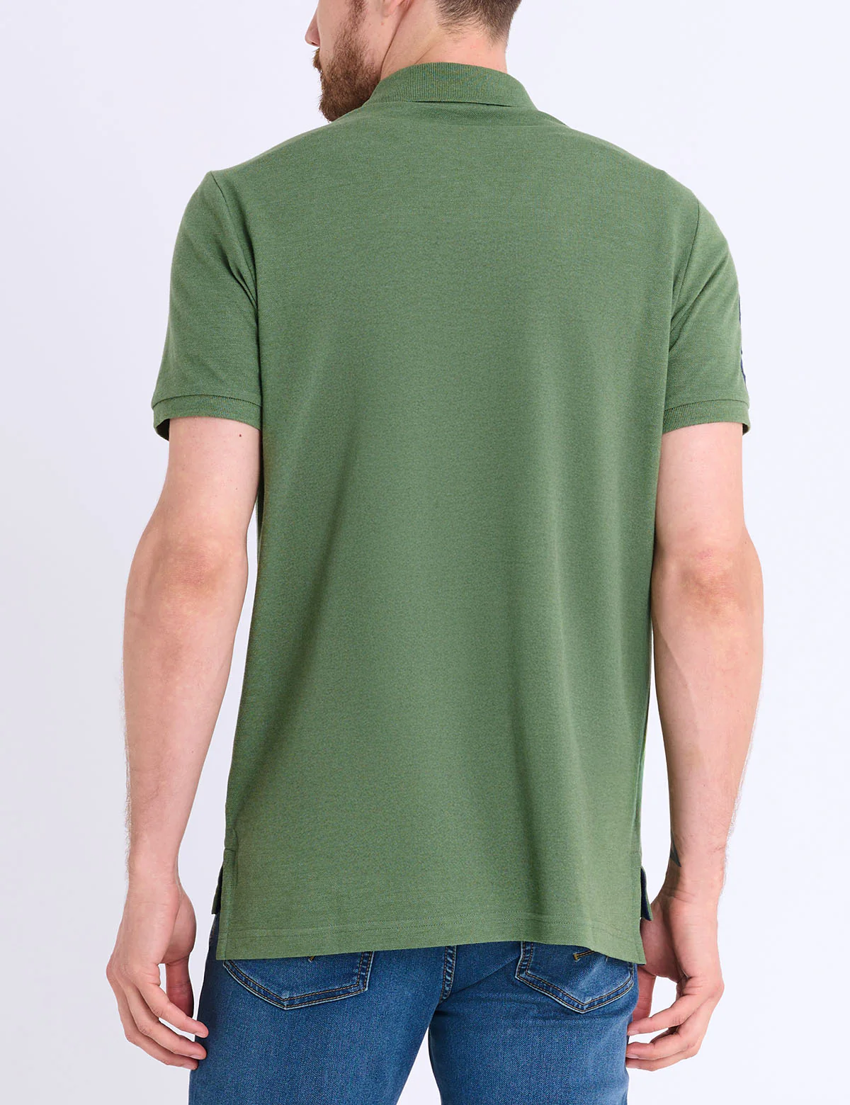 MULTI COLOR BIG LOGO SOLID POLO SHIRT - Image 7