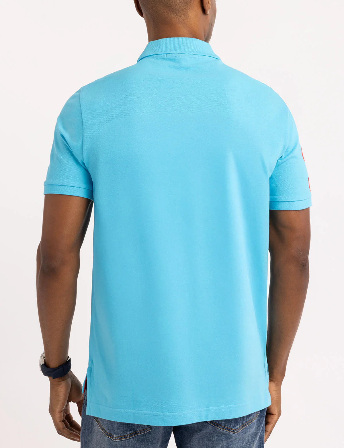 MULTI COLOR BIG LOGO SOLID POLO SHIRT - Image 23
