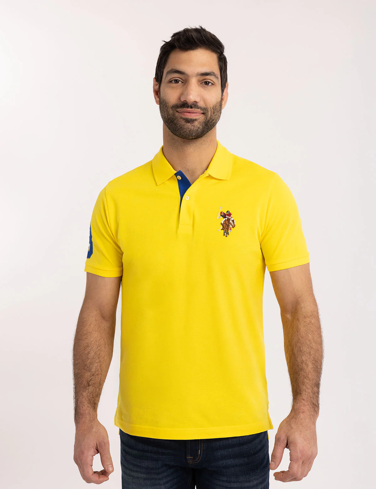MULTI COLOR BIG LOGO SOLID POLO SHIRT - Image 25
