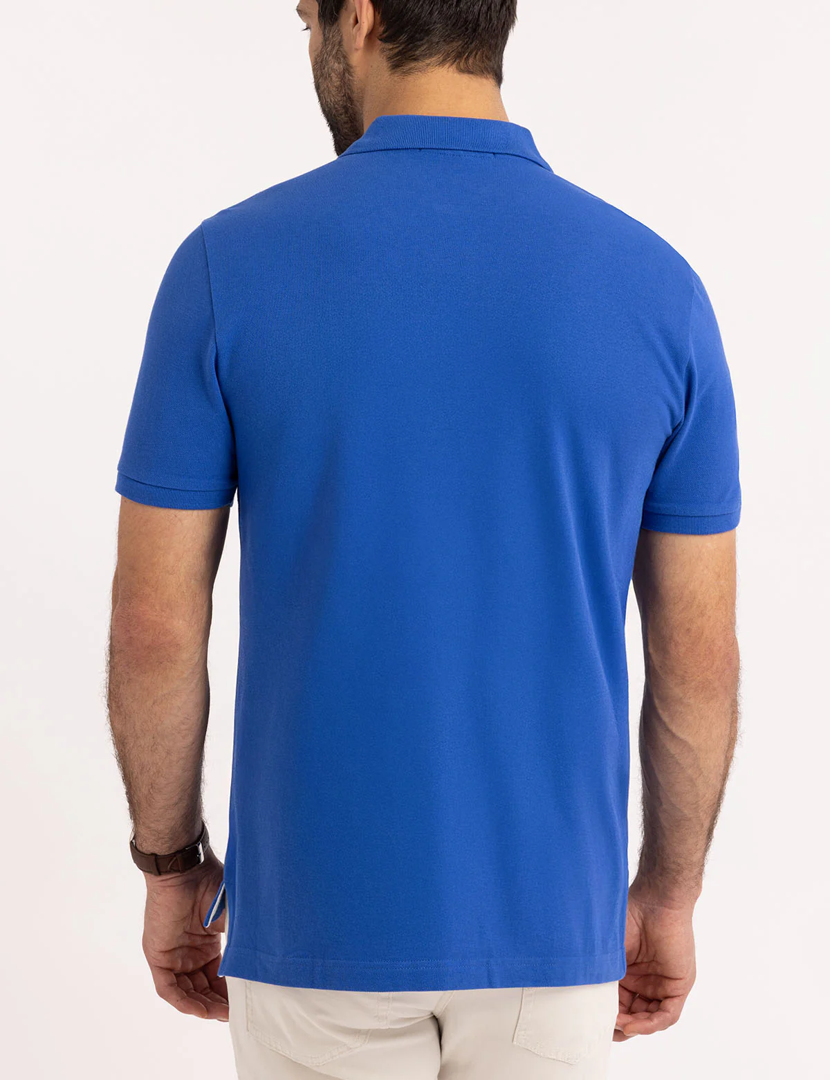 MULTI COLOR BIG LOGO SOLID POLO SHIRT - Image 5