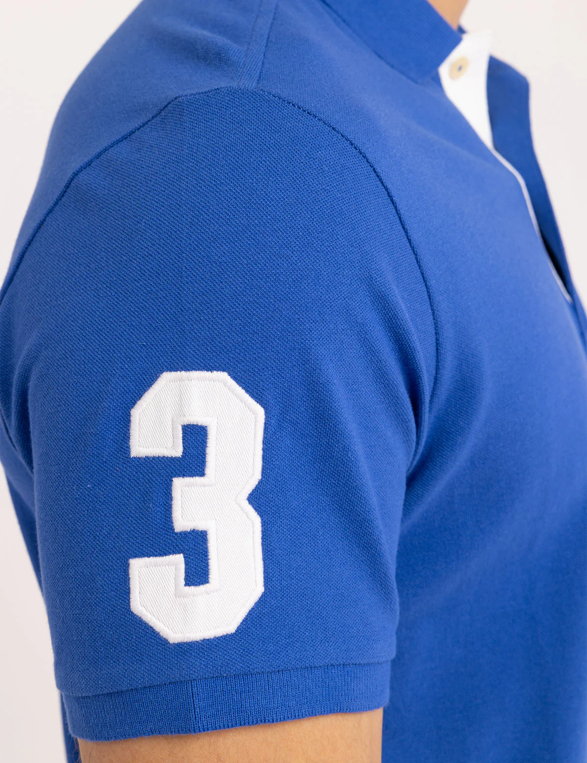 MULTI COLOR BIG LOGO SOLID POLO SHIRT - Image 6