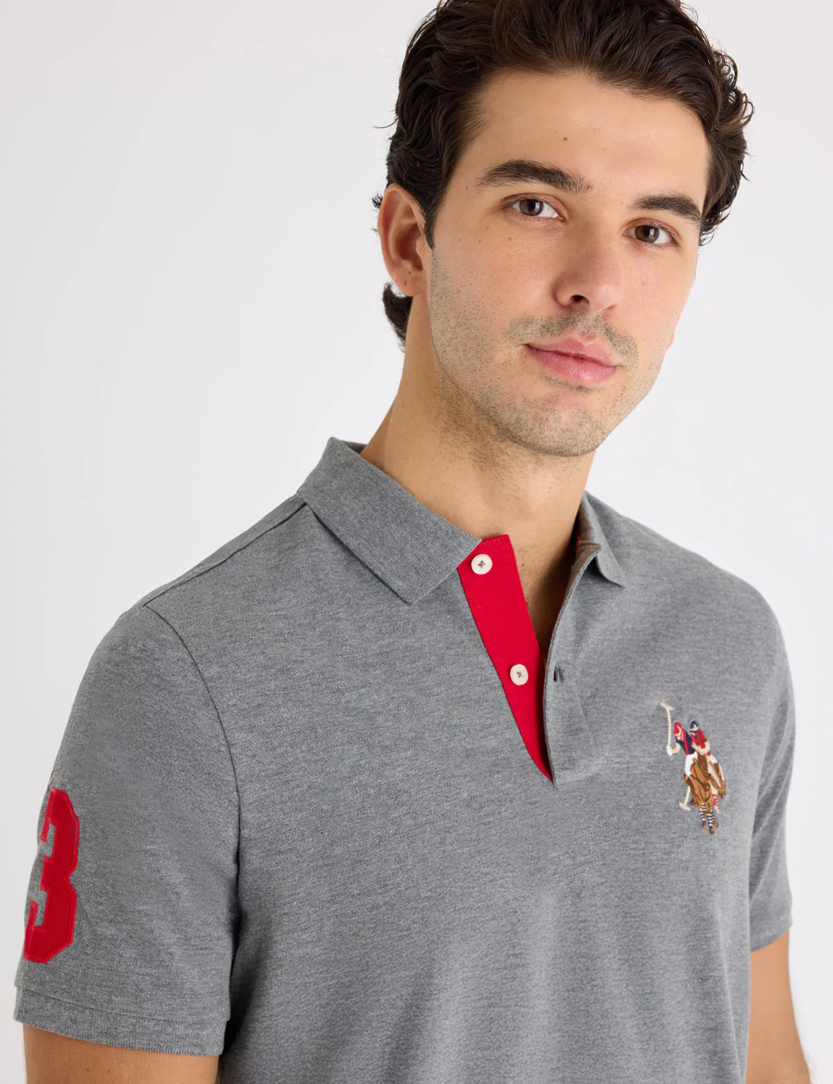 MULTI COLOR BIG LOGO SOLID POLO SHIRT - Image 11