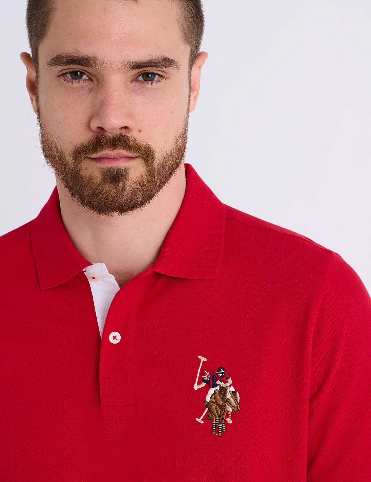 MULTI COLOR BIG LOGO SOLID POLO SHIRT - Image 15