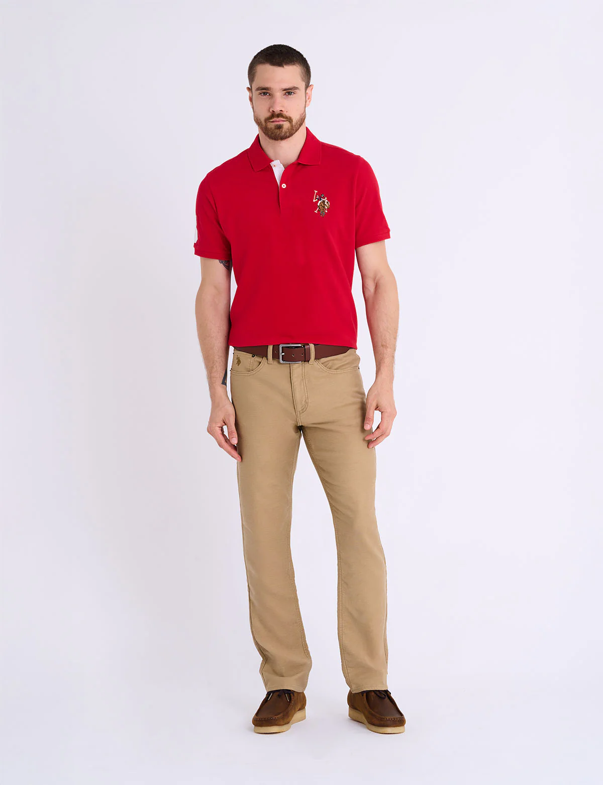 MULTI COLOR BIG LOGO SOLID POLO SHIRT - Image 17