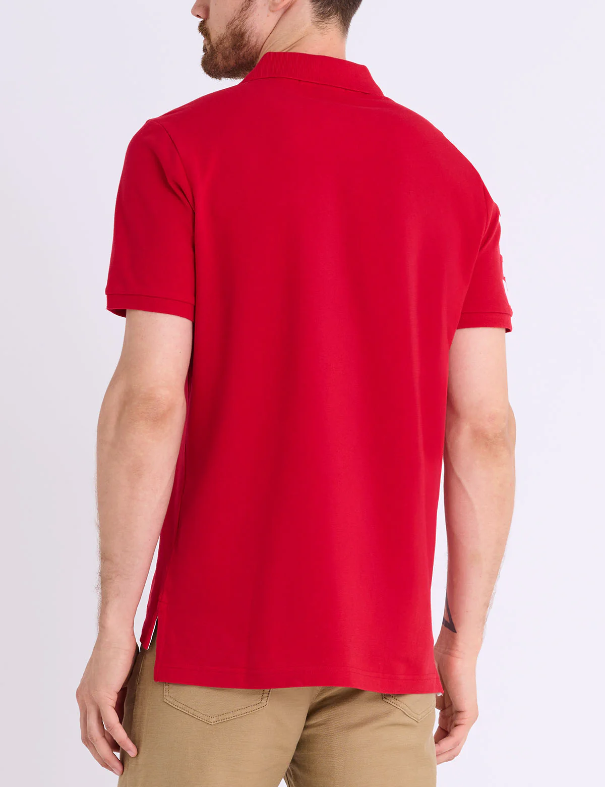 MULTI COLOR BIG LOGO SOLID POLO SHIRT - Image 18