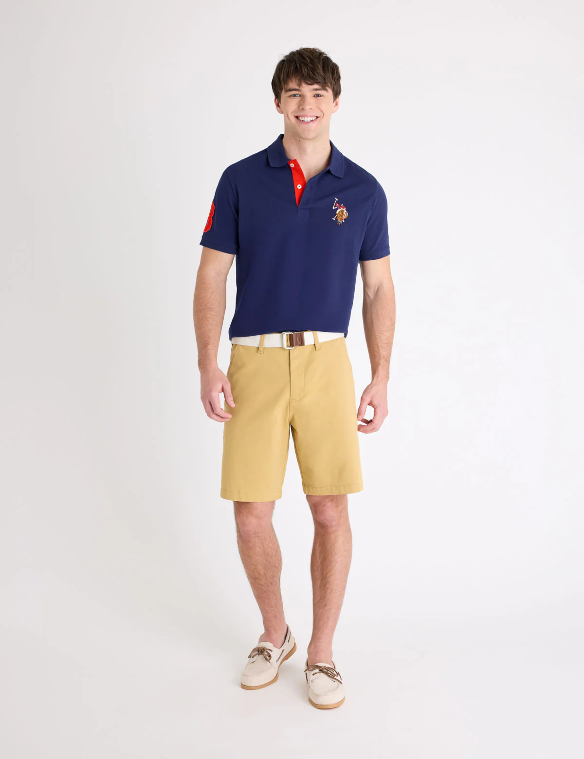 MULTI COLOR BIG LOGO SOLID POLO SHIRT - Image 7
