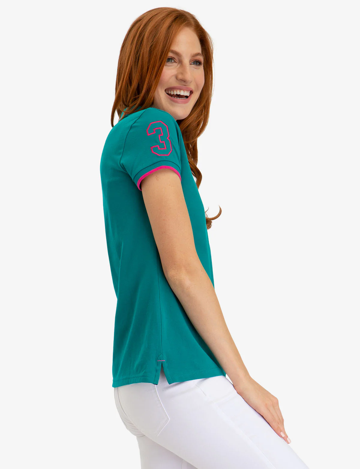 MULTI TONAL BIG LOGO POLO SHIRT - Image 3