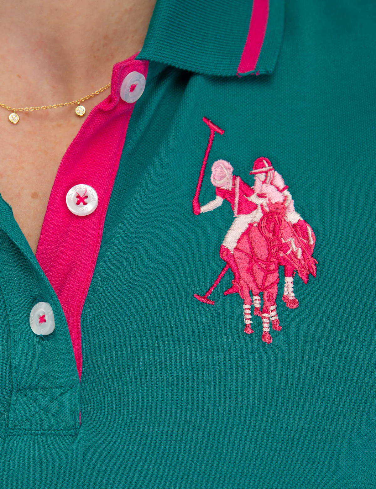 MULTI TONAL BIG LOGO POLO SHIRT - Image 5