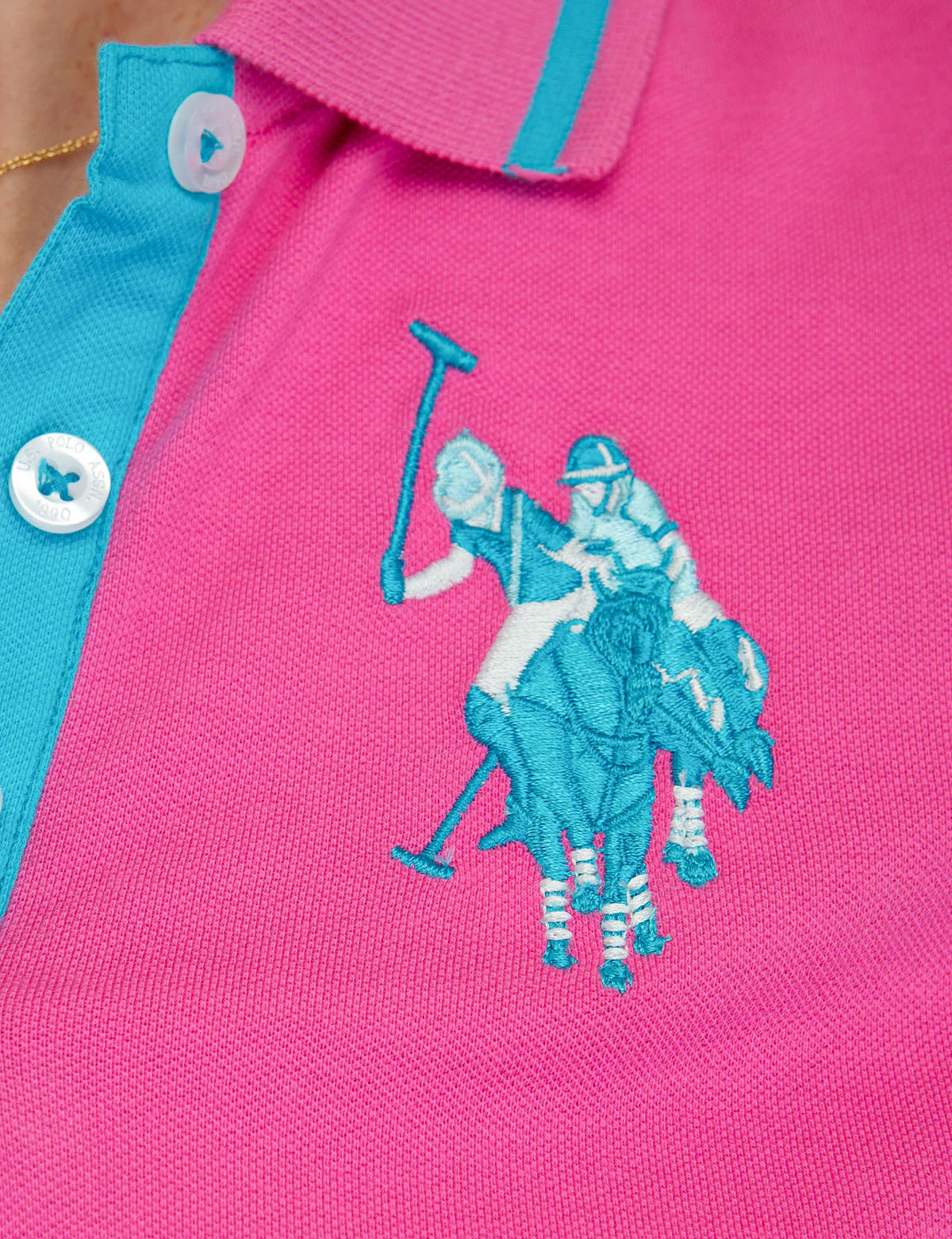 MULTI TONAL BIG LOGO POLO SHIRT - Image 9