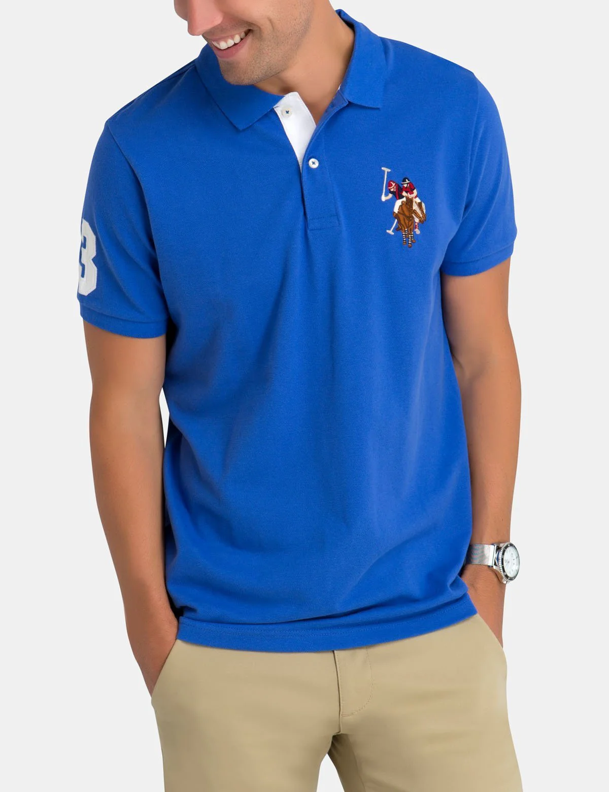 MULTI COLOR BIG LOGO POLO SHIRT - Image 8