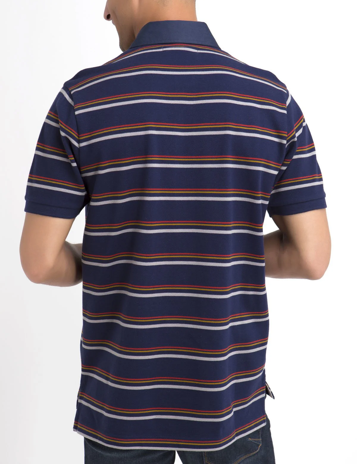 MULTI STRIPED POLO SHIRT - Image 10
