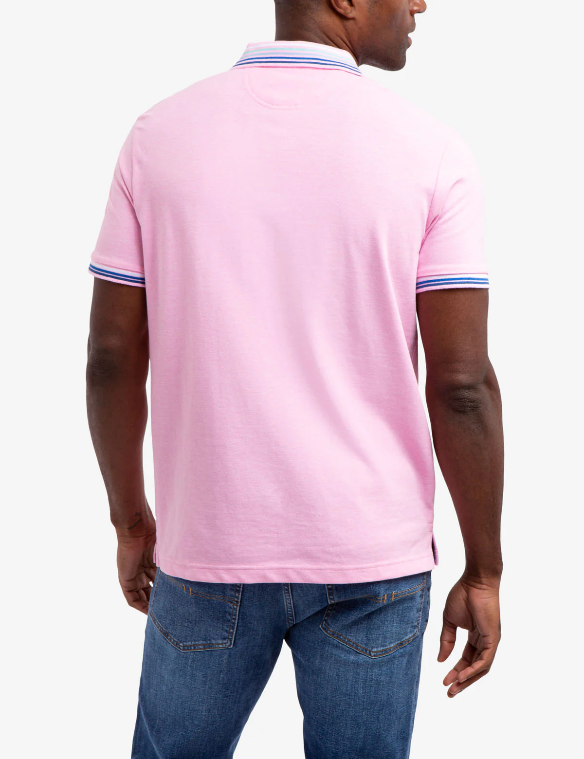 MULTI STRIPED RIB PIQUE POLO SHIRT - Image 12