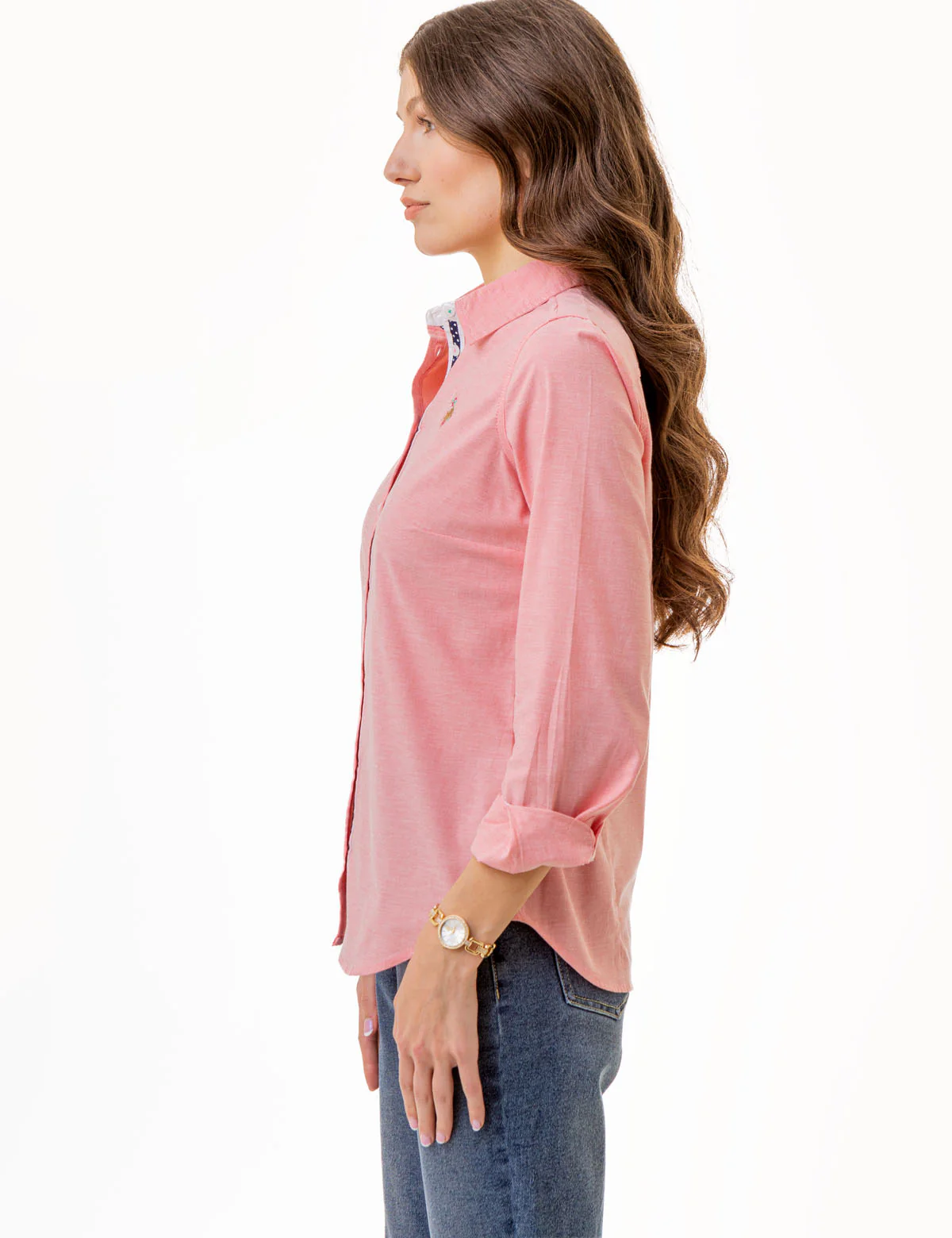 MULTI TONAL SMALL LOGO OXFORD SHIRT - Image 3
