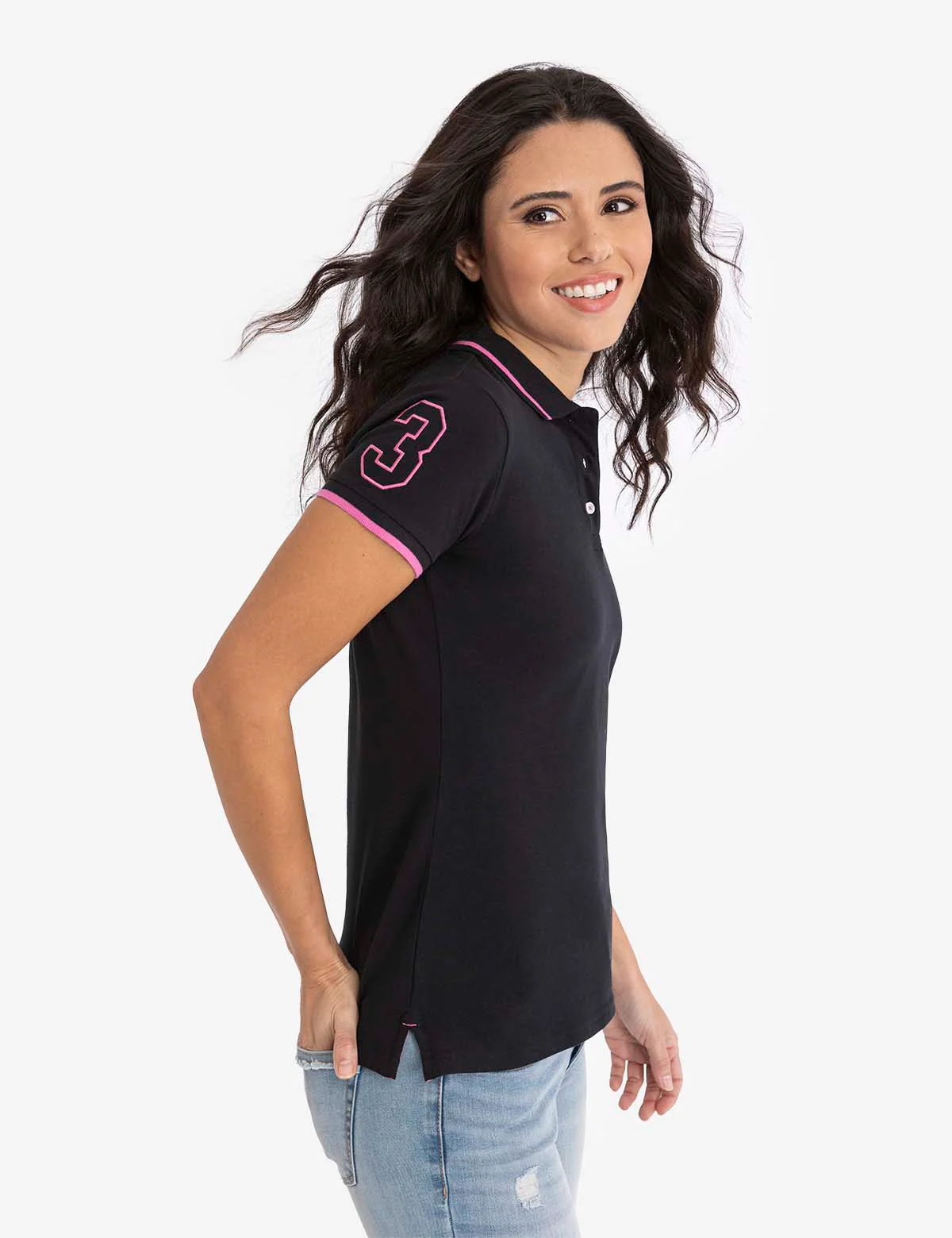 MULTI-TONAL LOGO SOLID POLO SHIRT - Image 10